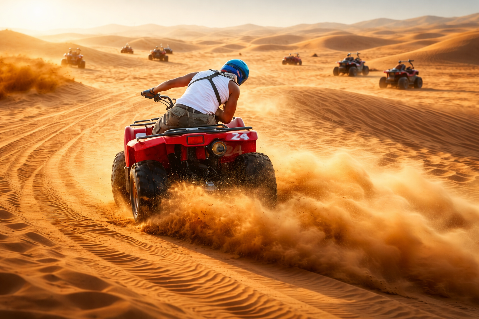 Riyadh: Red Sand Desert walk Tour With Quad Bike 3