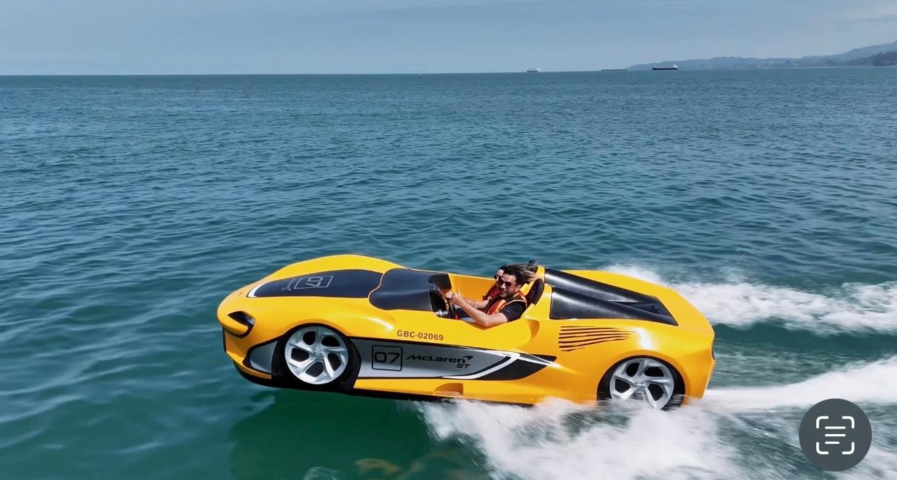 Batumi: Private, Delightful Car boat Ride at Black Sea 2