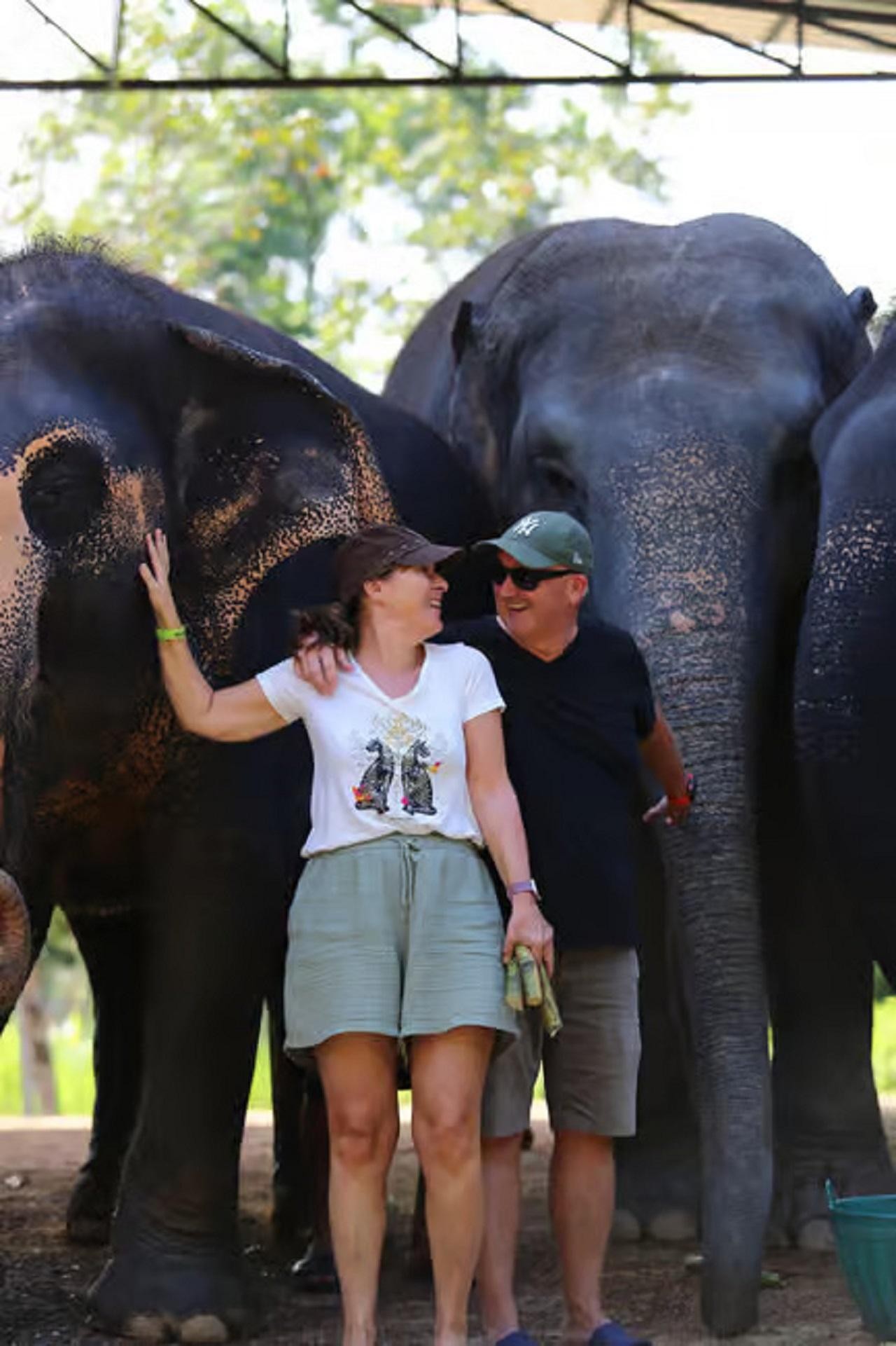 Jaipur: Elephant Jungle Sanctuary Feed and Shower Trip 2
