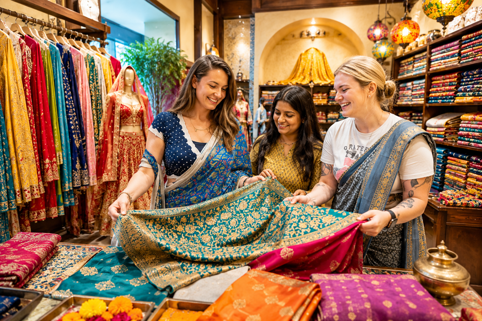 Delhi: Guided Shopping Tour Experience With Expert Female
