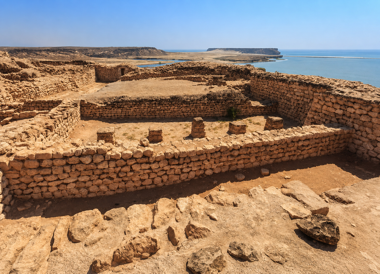 Salalah East: Taqah Castle, Sumhuram, & Wadi Dirbat Tour 2