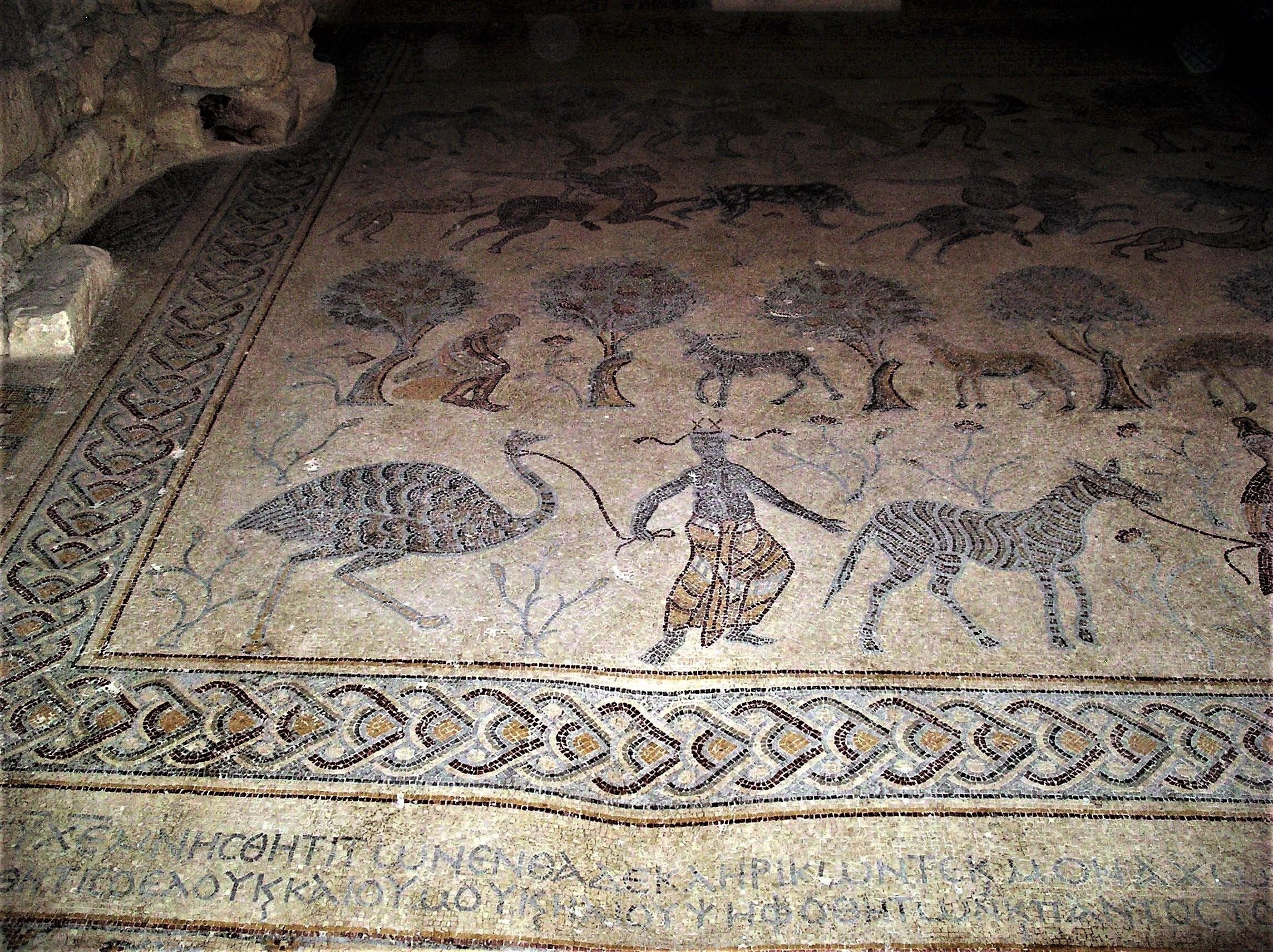 From Dead sea /Swemeh : Mount Nebo, Madaba and Baptism Site — guided tour in Madaba