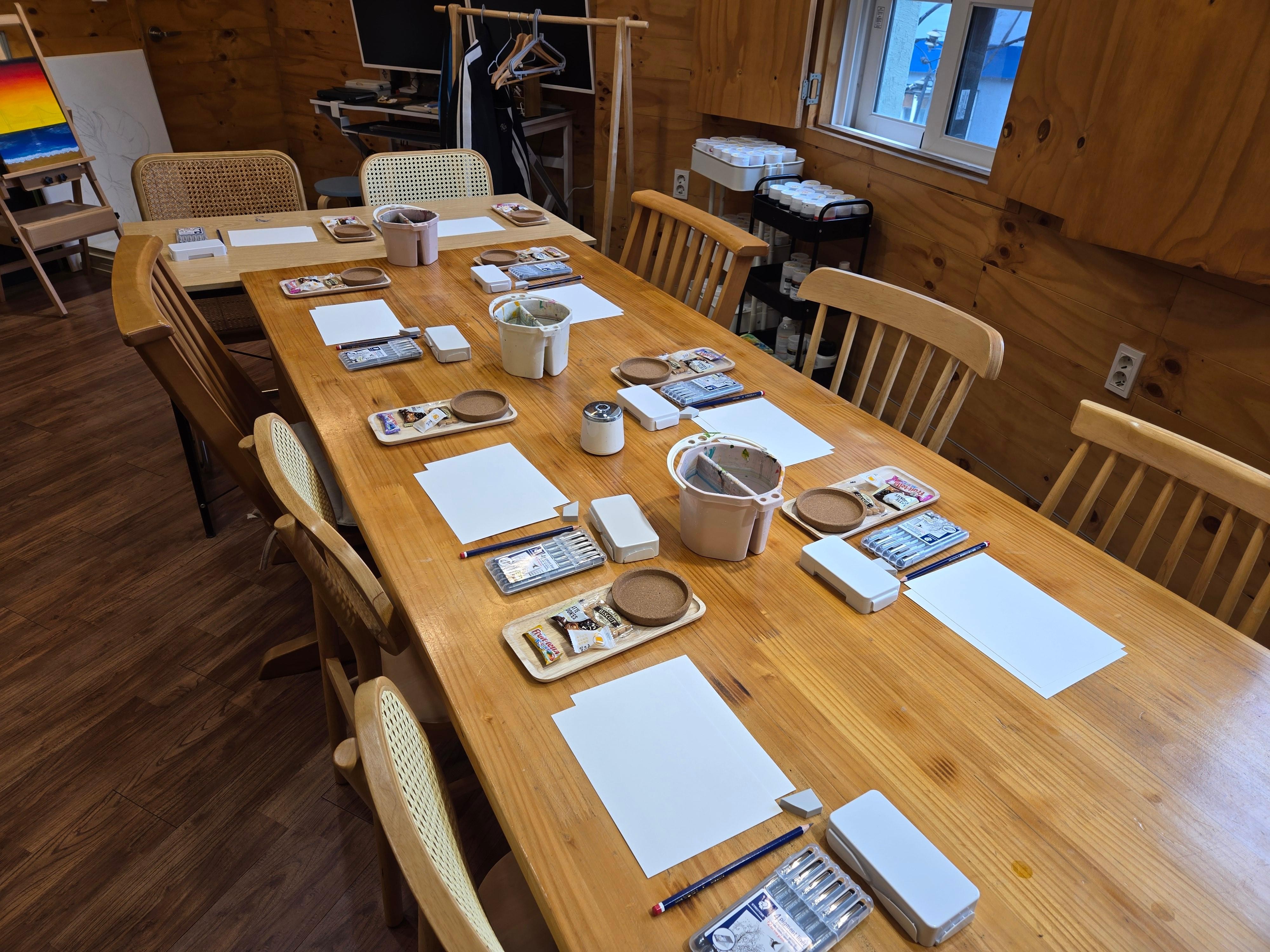 Busan: Mini Canvas Painting Experience 2