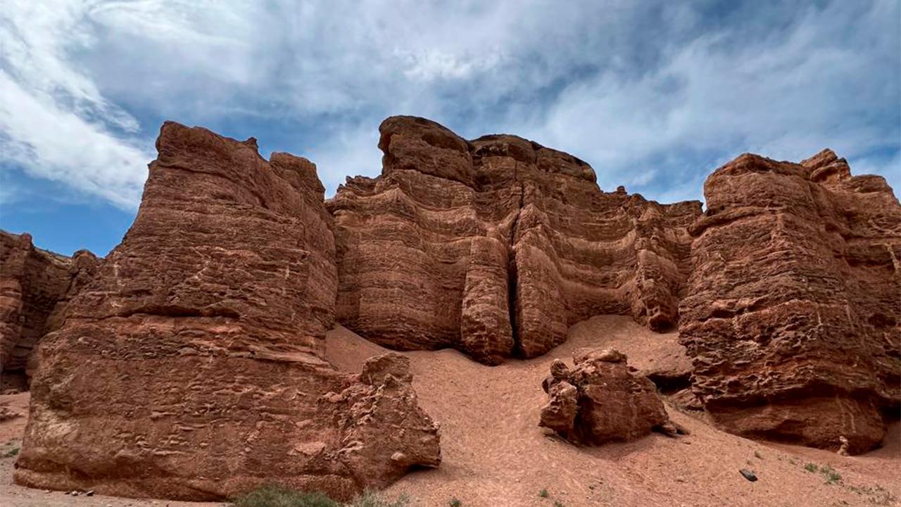 From Almaty: Charyn Canyon Sunset Hike to Valley of Castles 3