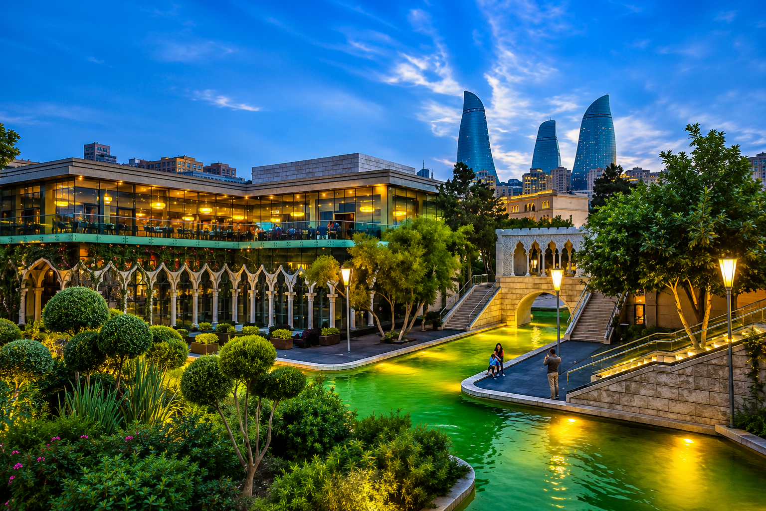 Baku: Evening City Tour with Highland Park Viewpoint 2