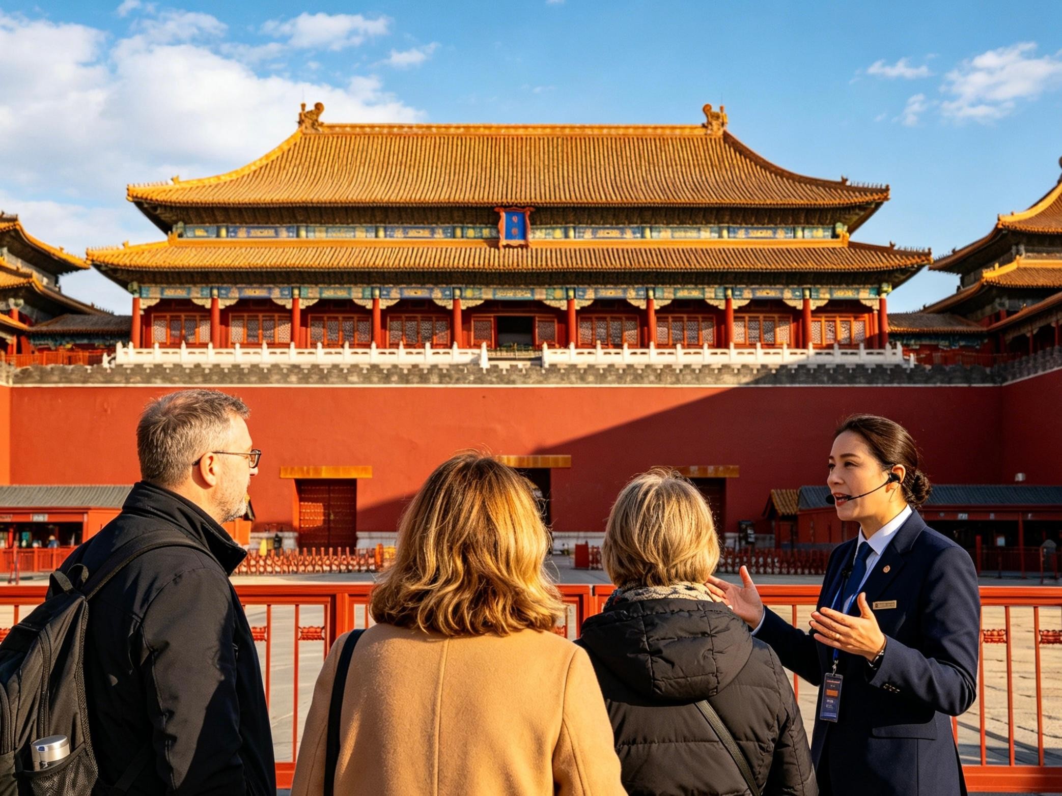 Tiananmen Sq, Forbidden City & Treasure Museum Half Day Tour