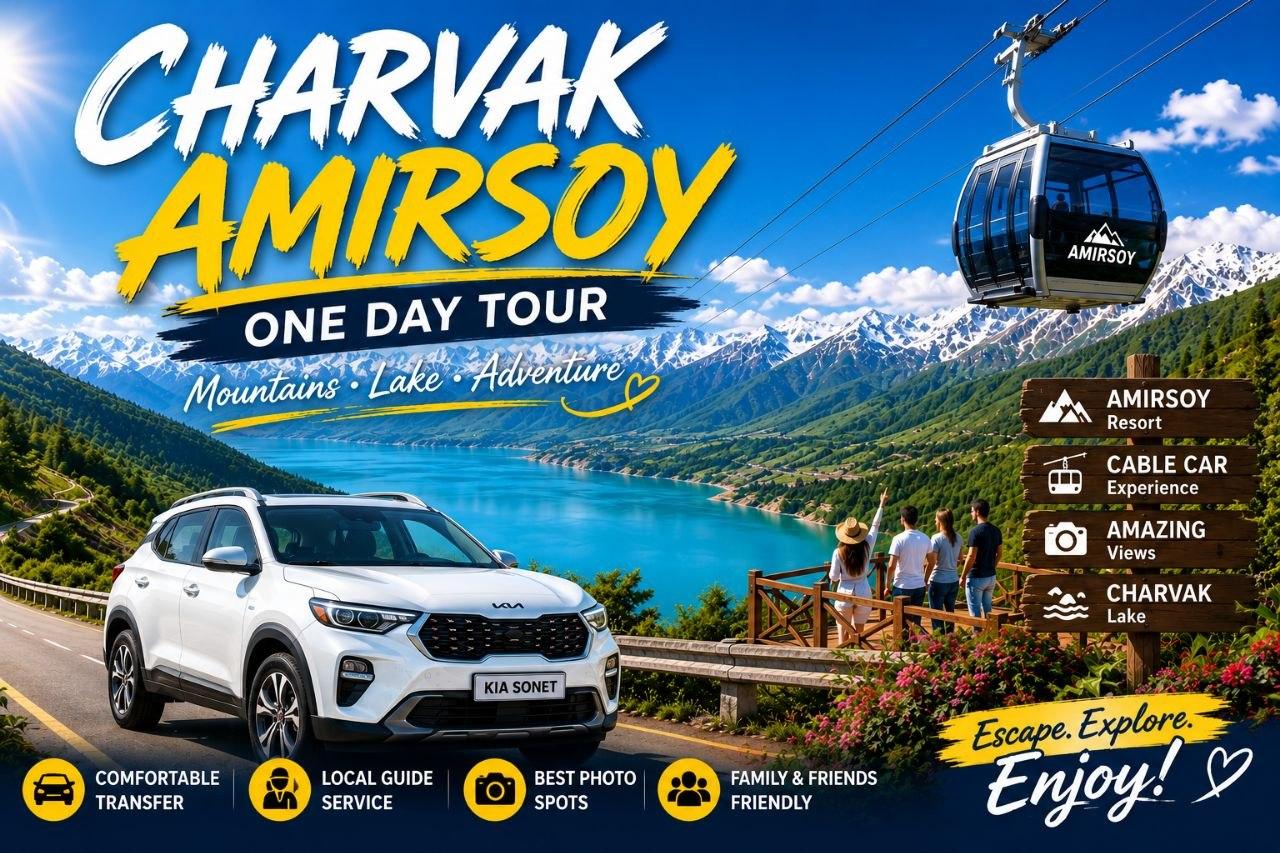 “Tashkent: Private Amirsoy, Chimgan & Charvak Tour”
