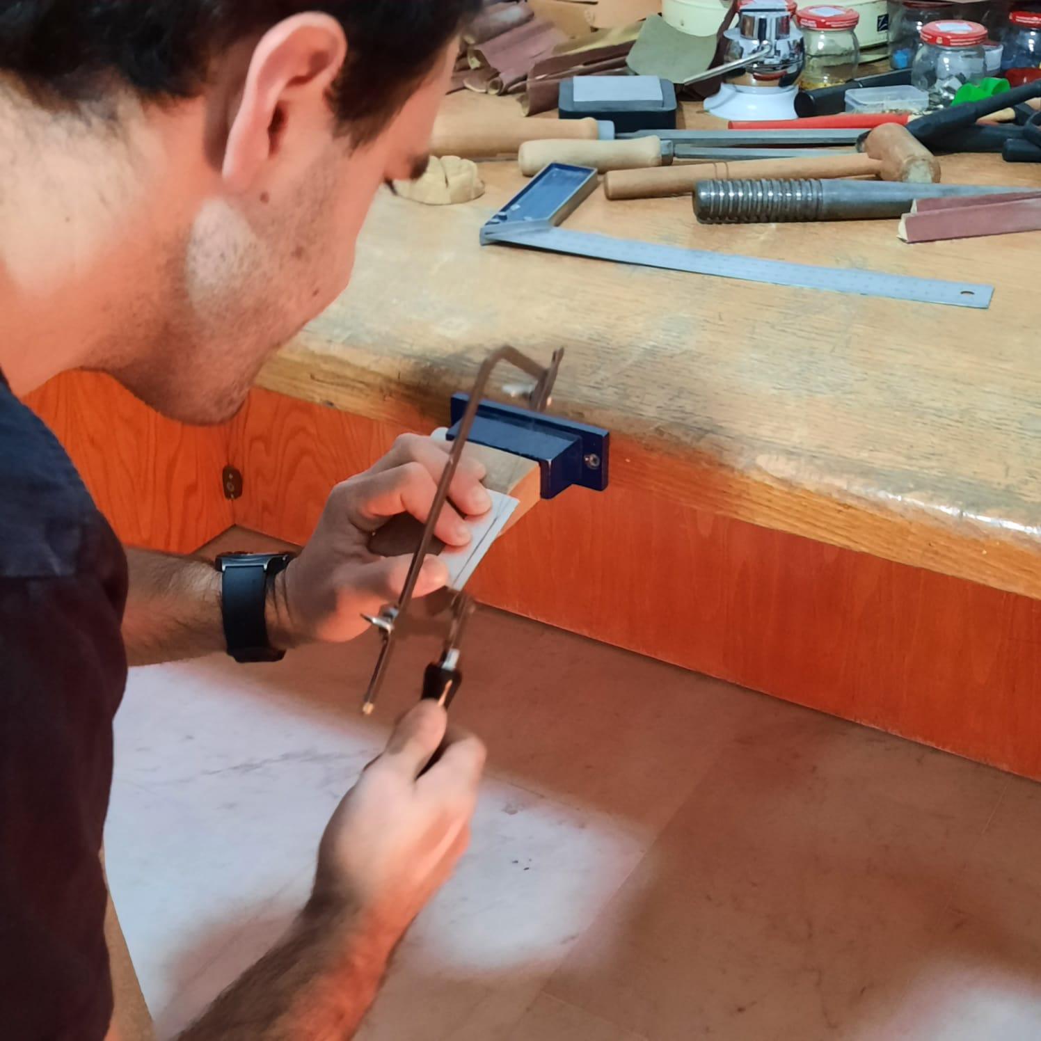 Amman: Silver Ring Crafting Workshop with Samir