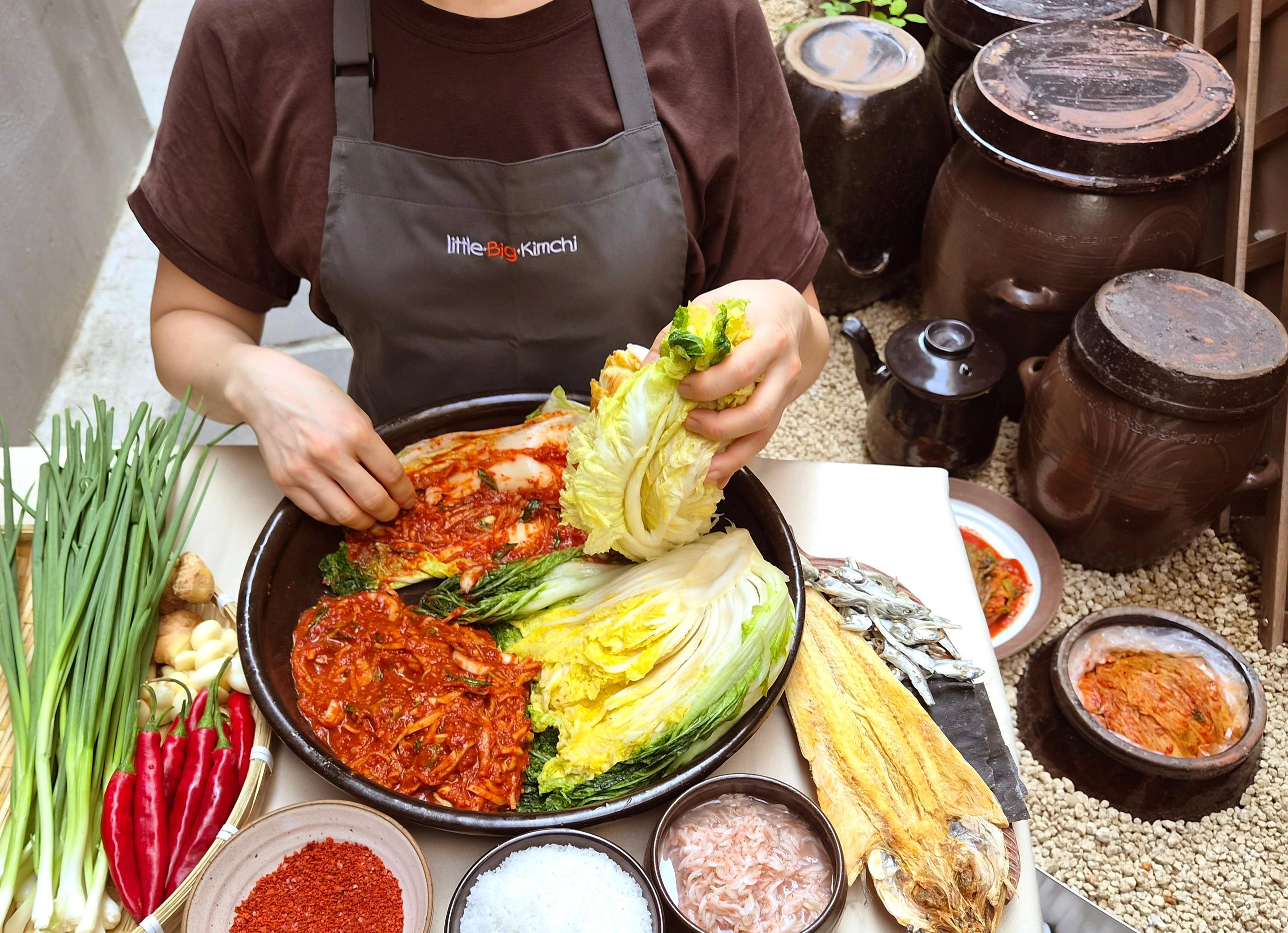 Traditional Kimchi Making Class in Seoul