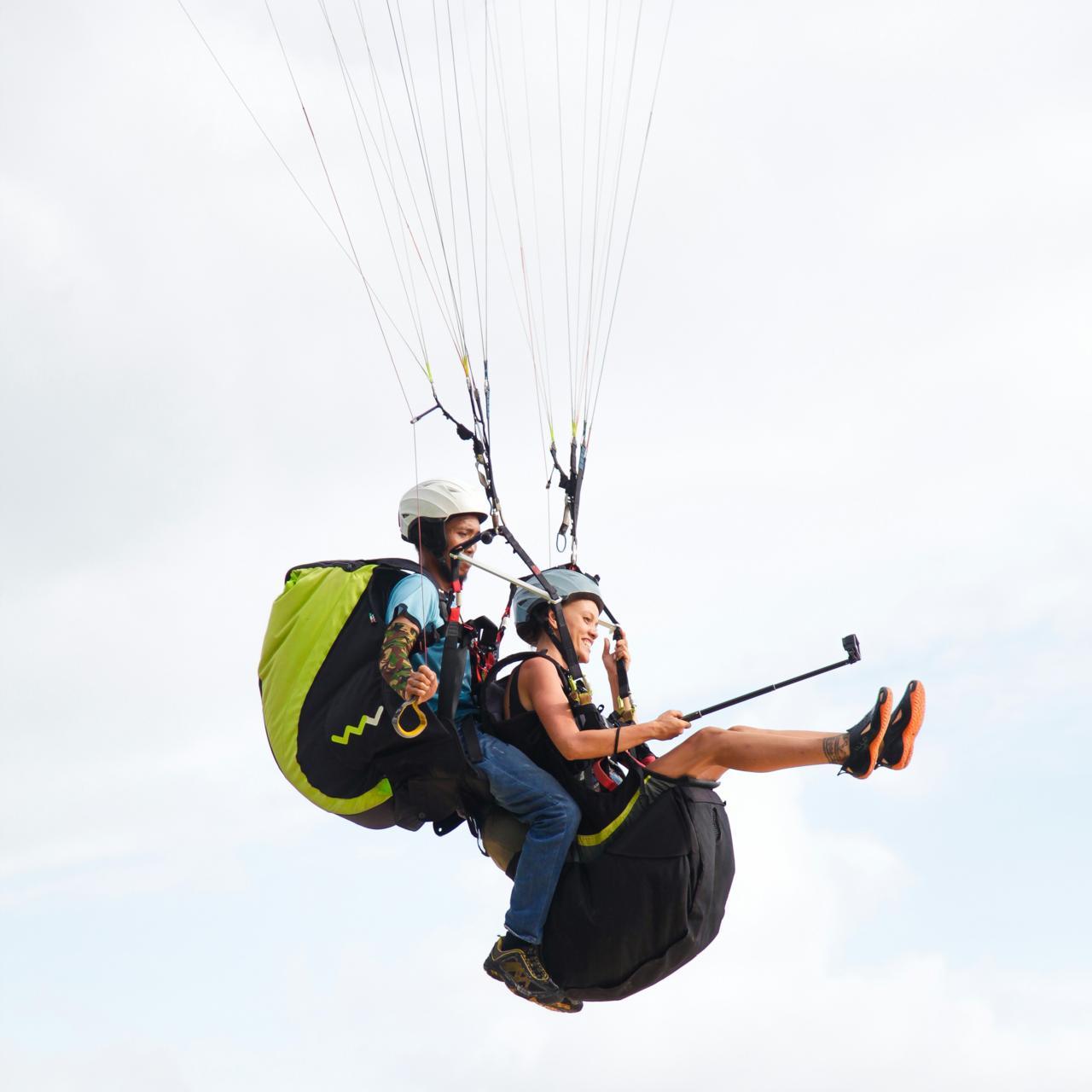 Almaty: Tandem Paragliding & High-Speed Zipline Combo Tour 2