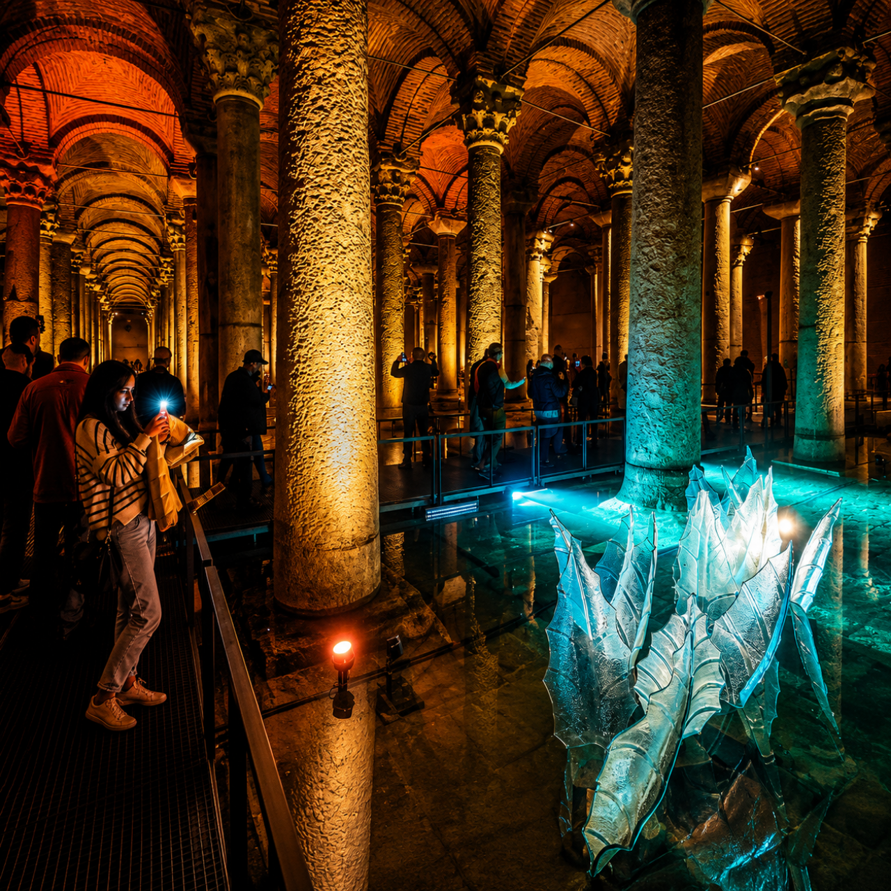 Istanbul: Basilica Cistern Instagram Stories& Top Reels Tour 3