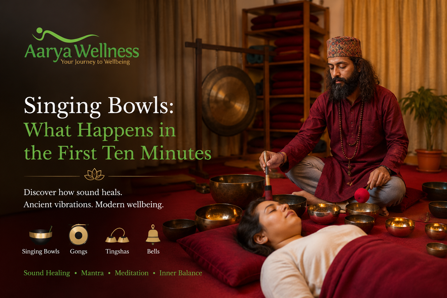 Kathmandu: Singing Bowl Sound Healing Session with Yoga