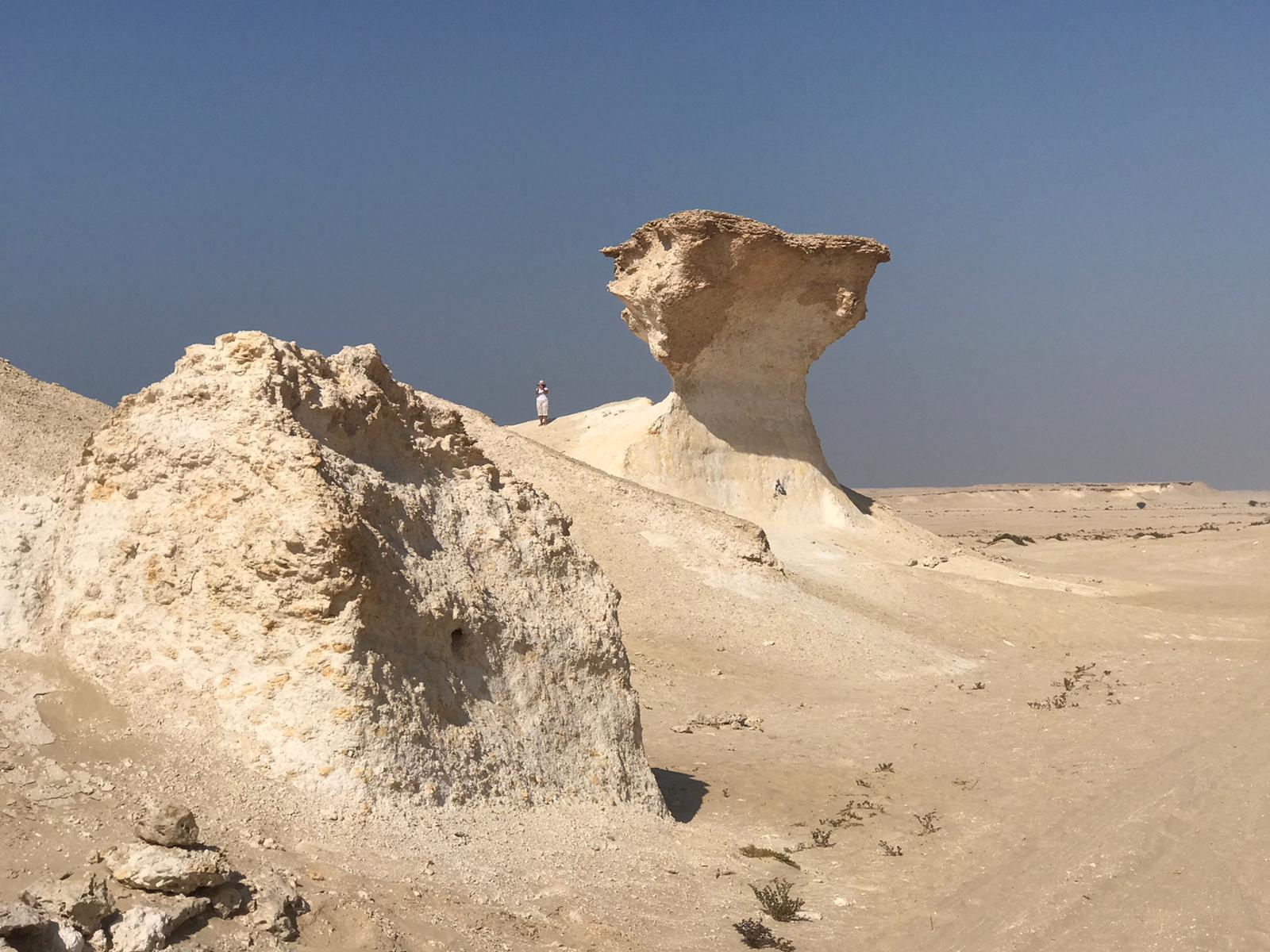 From Doha: Richard Serra, Zekreet Desert, Mushroom Rock Tour