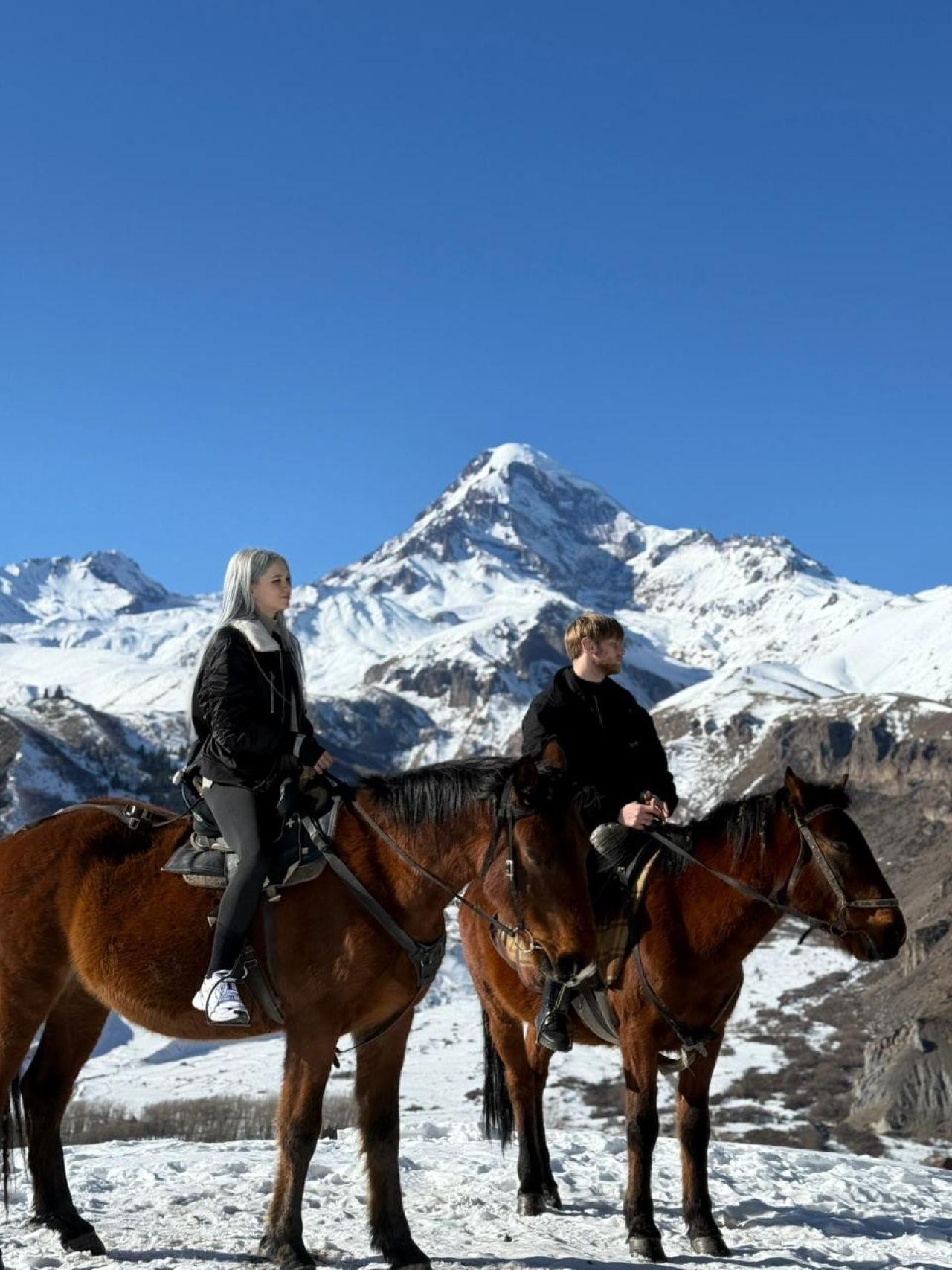 Kazbegi: Infinity View Horse Riding with Local Host 2