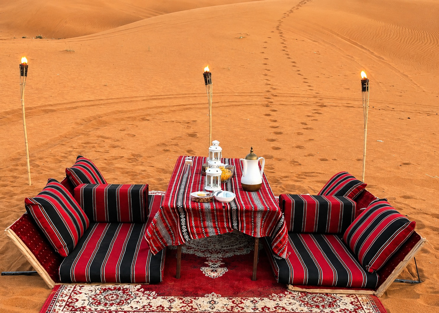 Private Romantic Sunset Dinner & Jeep for Couples I Wadi Rum 2