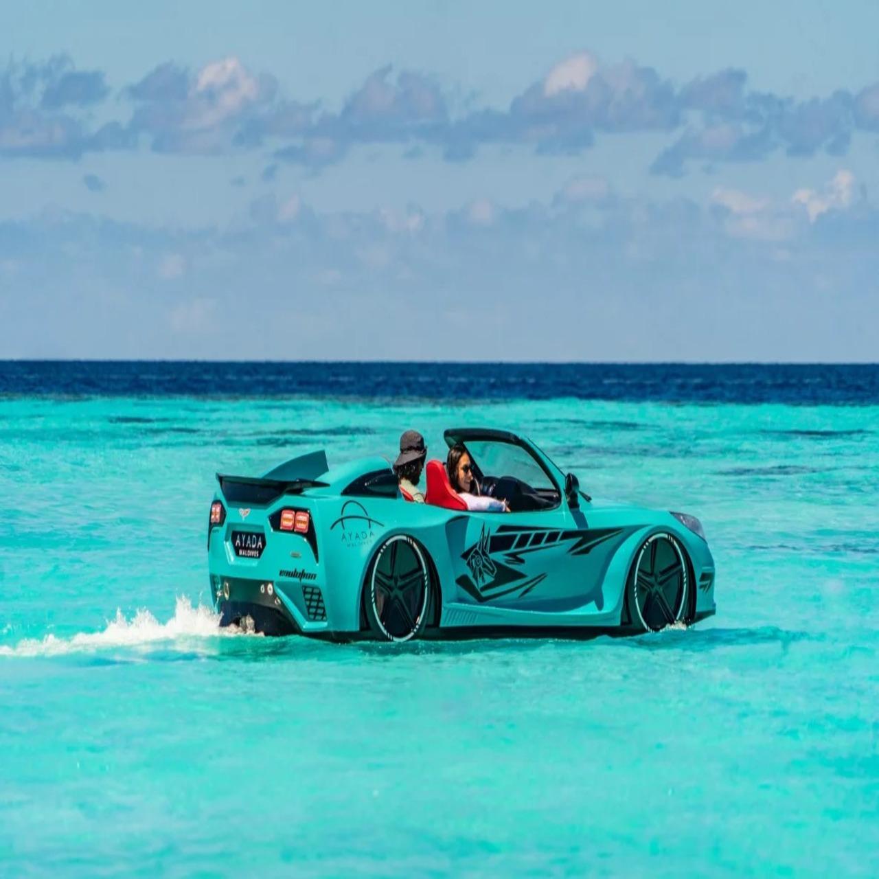 Jeddah: Private Red Sea Jet Car Ride at Obhur Beach 2