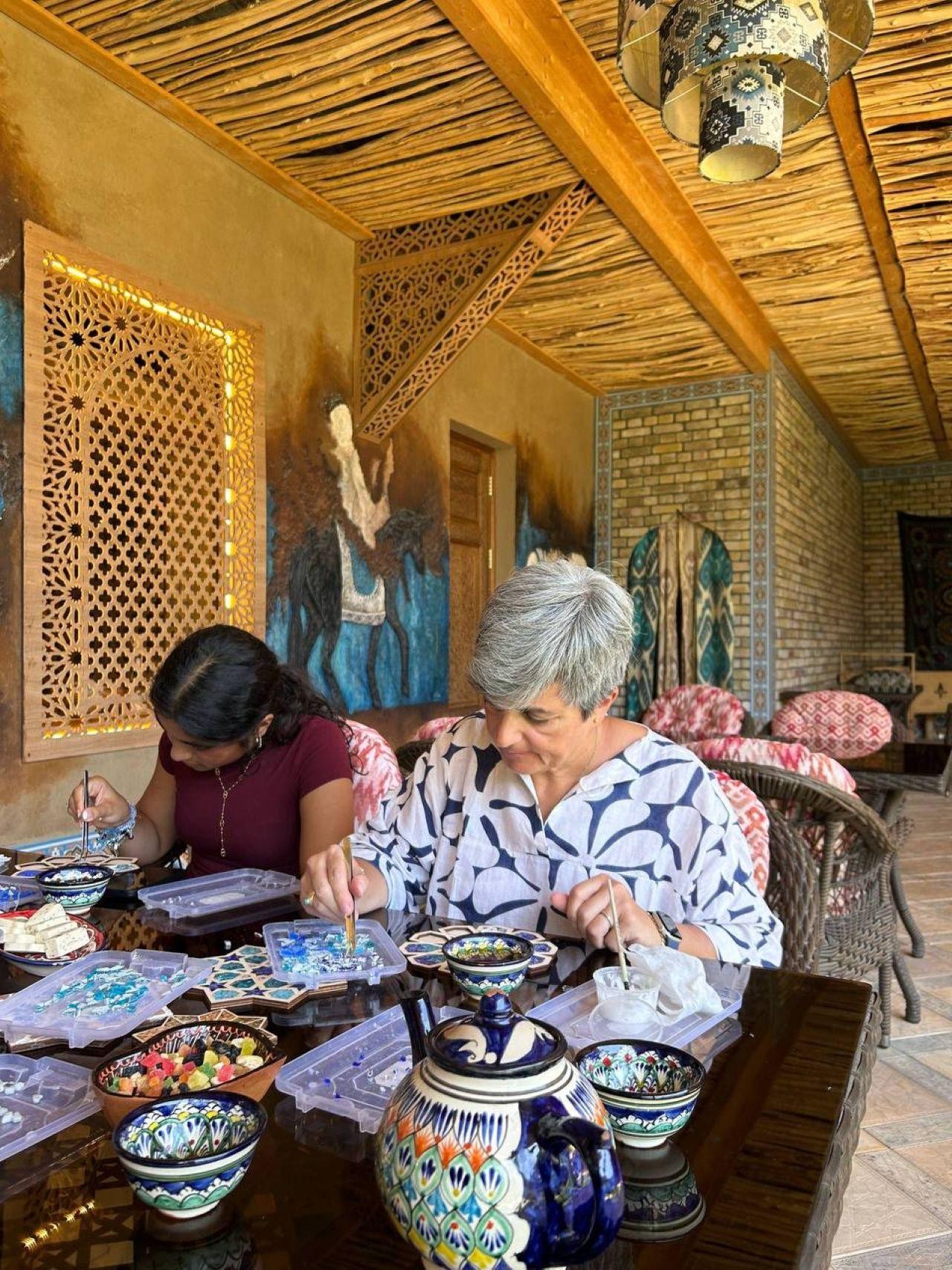 Samarkand: Timurid Blue Mosaic Art Workshop