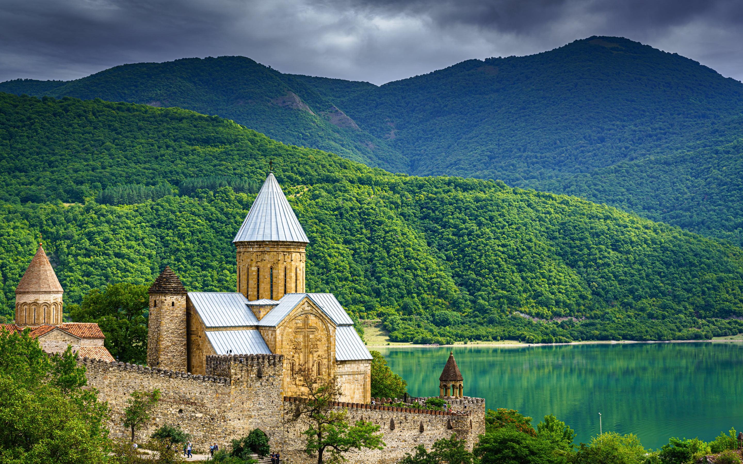 from kazbegi to Gergeti Church, Gveleti Waterfall, Dariali 3