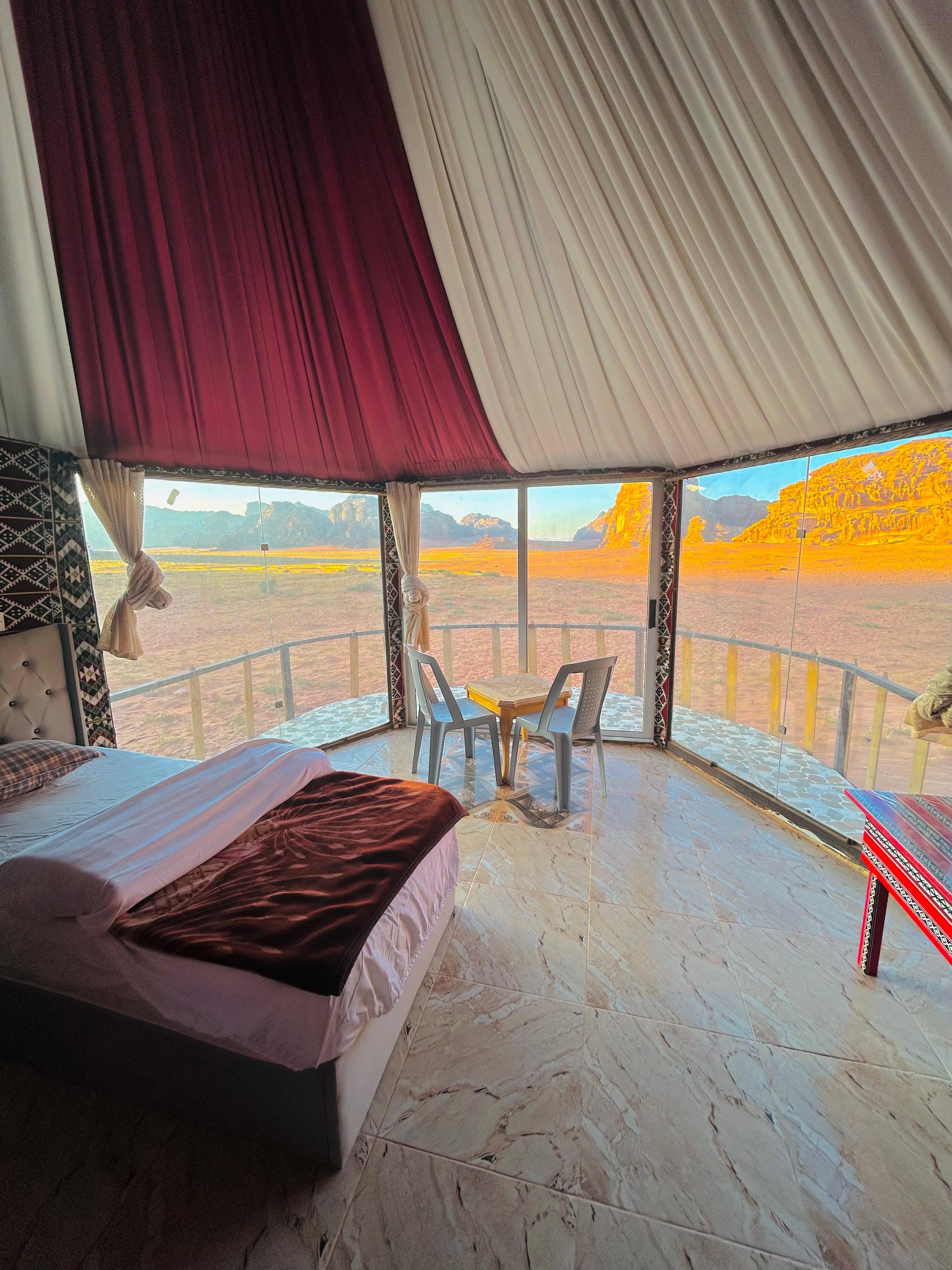 Wadi Rum Jeep Tour half day overnight stay deluxe tent