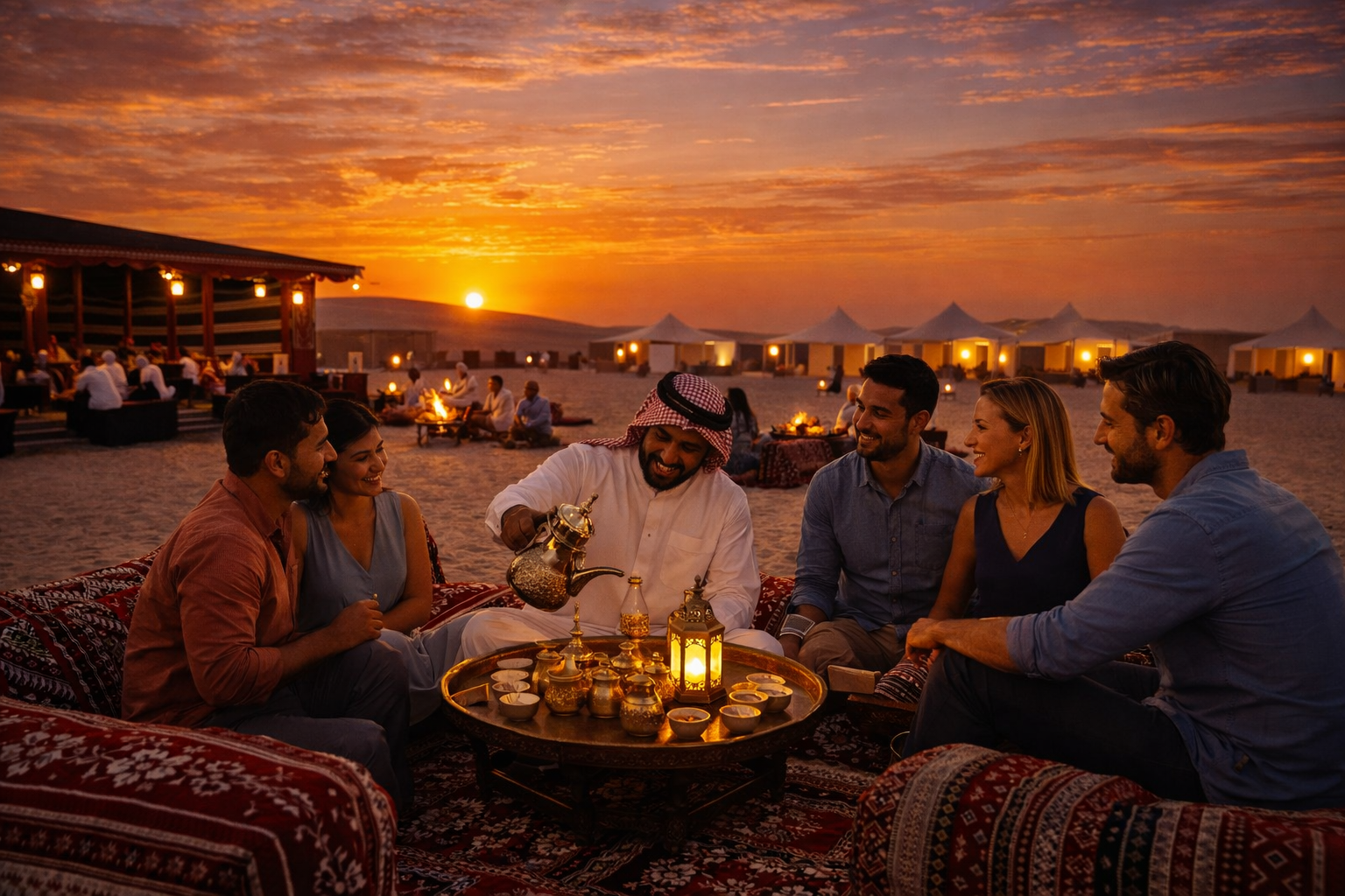 Doha: Sunset Desert Safari with Dune Bashing & Camp Dinner 3