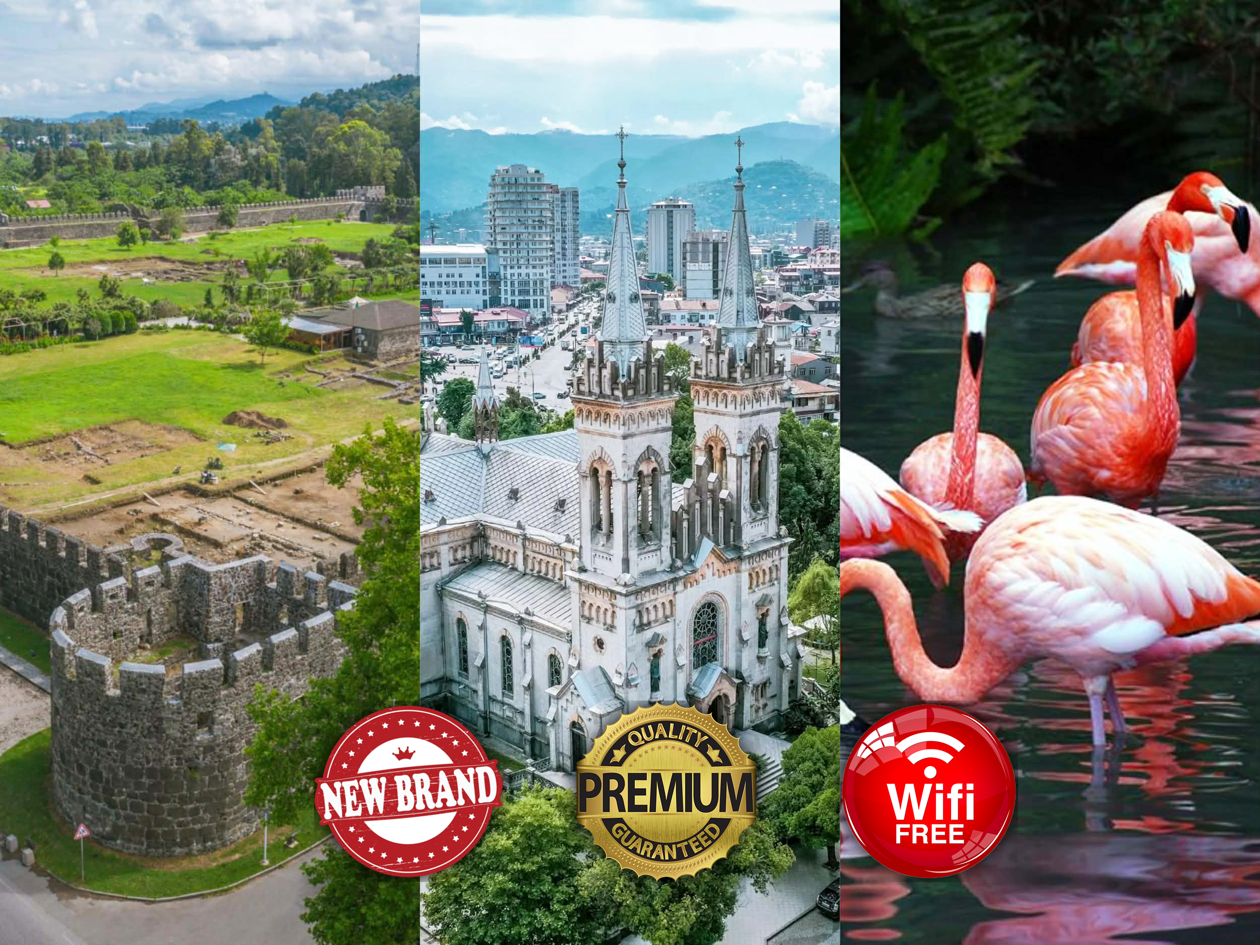 From Kutaisi: Batumi, Dendrological Park & Gonio Fortress