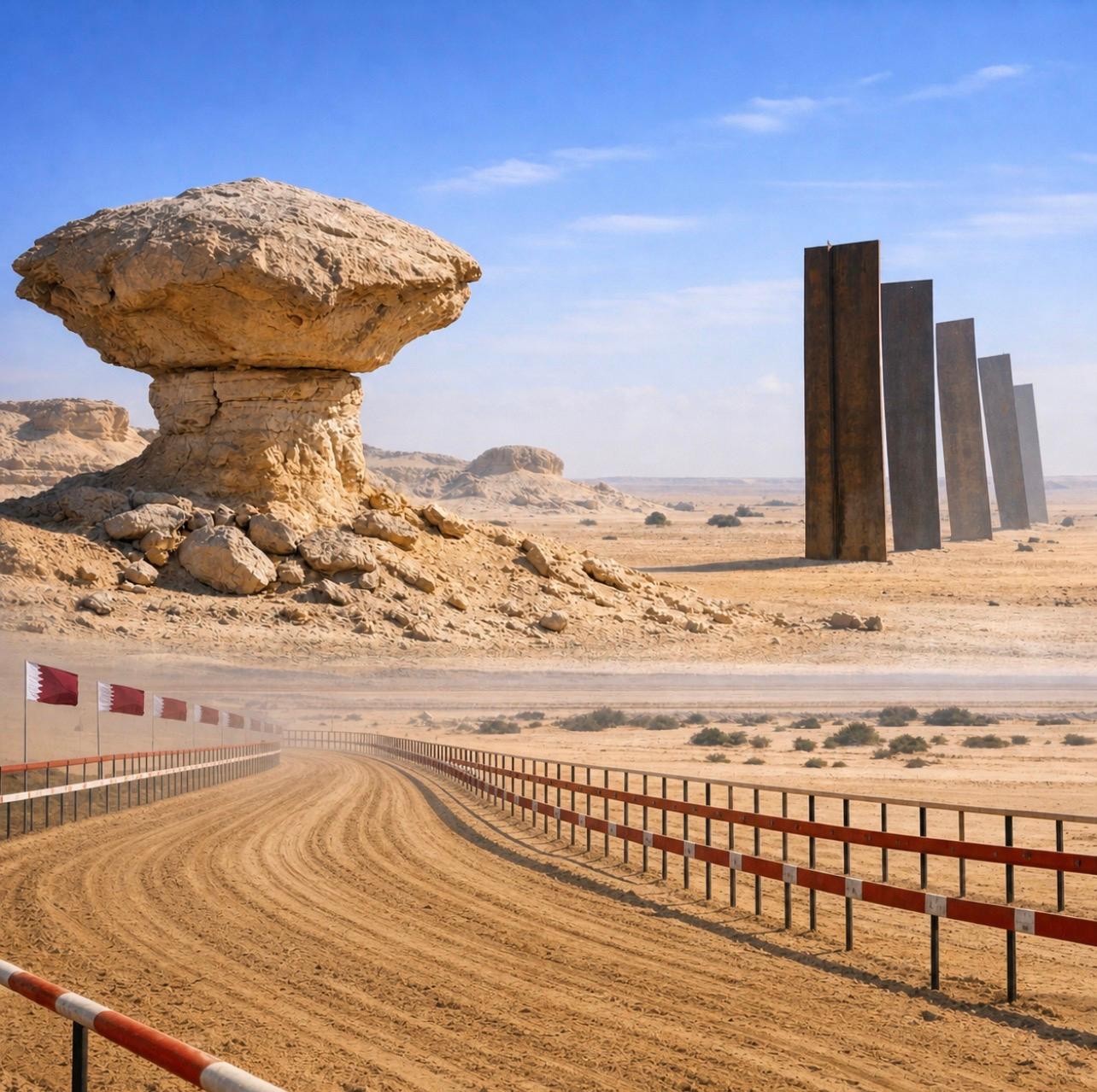 Doha: West Coast Tour to Zekreet & Richard Serra Sculpture
