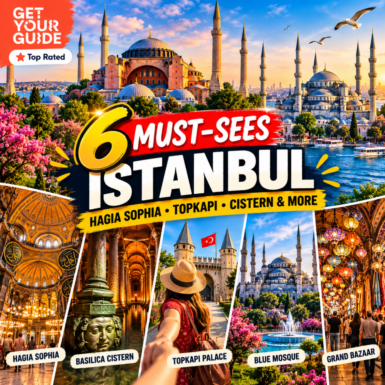 Istanbul: 6 Must-Sees – Hagia Sophia, Topkapi Cistern & More