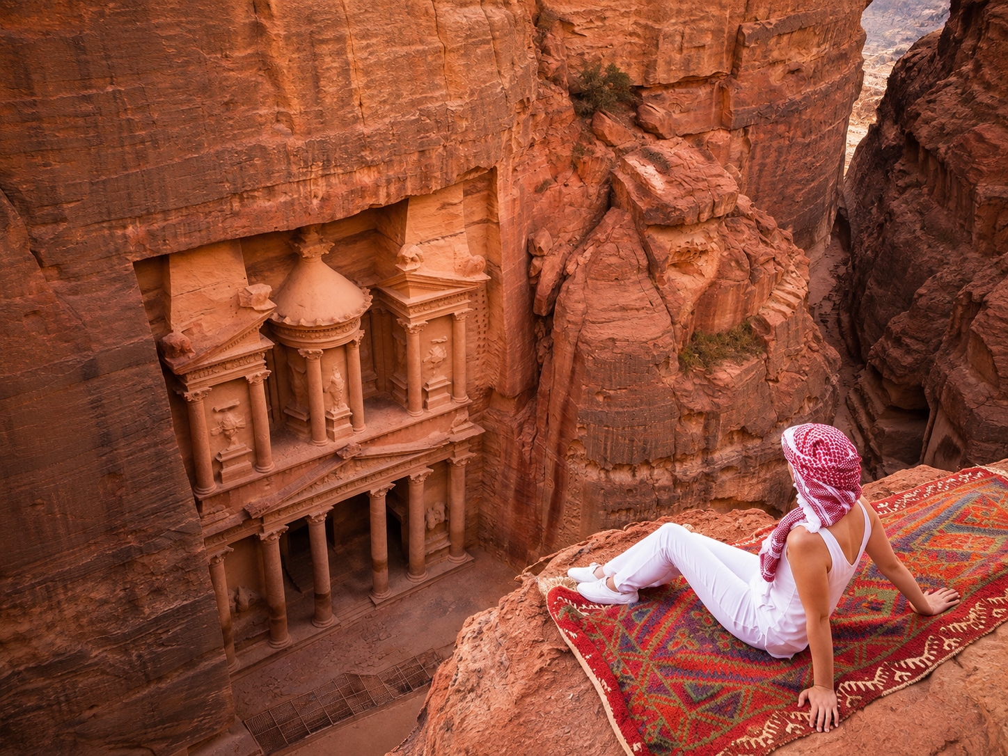 From Amman: Petra, Pink Salt Lake, & Dead Sea Private Tour 2
