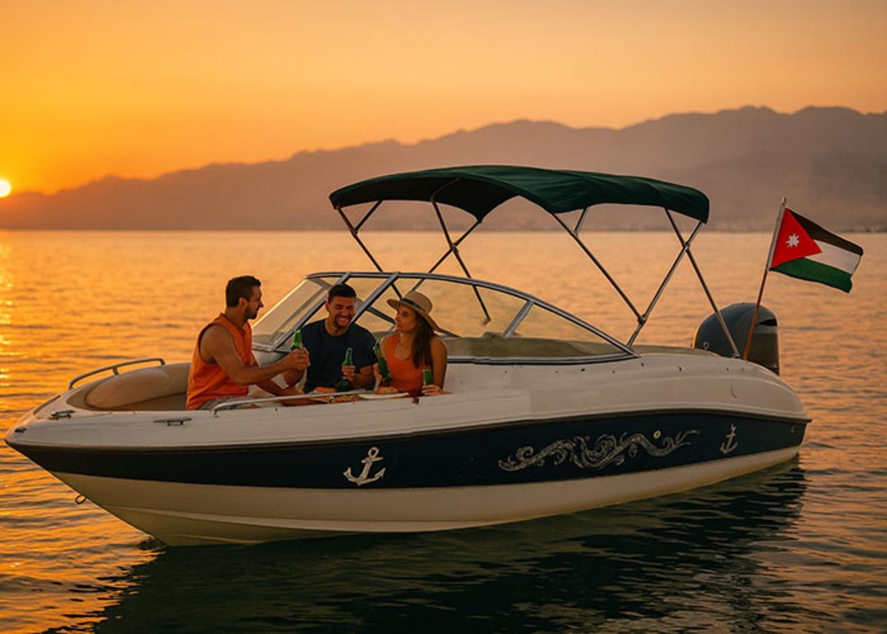Aqaba: Private Sunset Cruise Boat Tour with Snacks 2