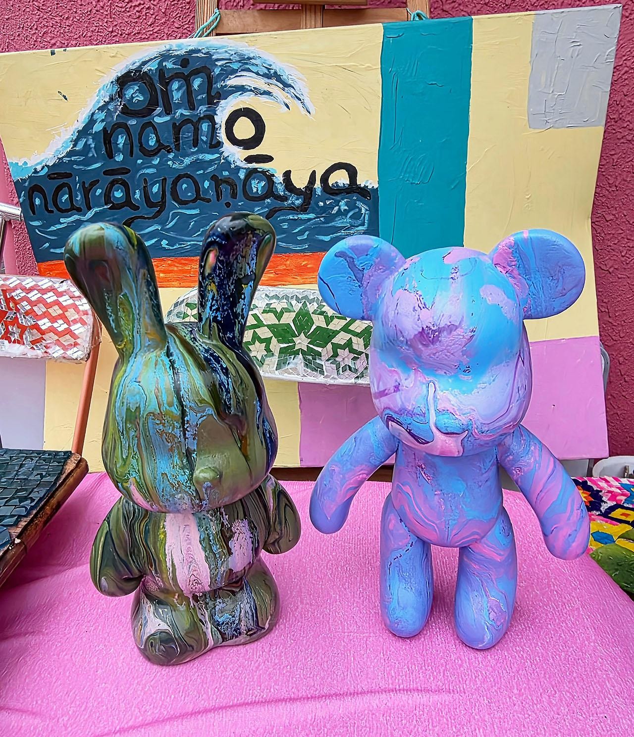 Hong Kong Central: Fluid Art Workshop with Bear or Rabbit 3