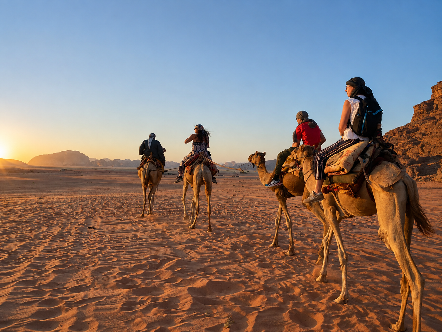 Wadi Rum Camel Ride with Camel Communication Class 2