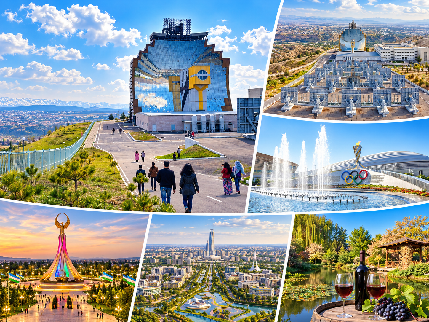 From Tashkent: 1-MW Solar Furnace Tour & New Tashkent Option