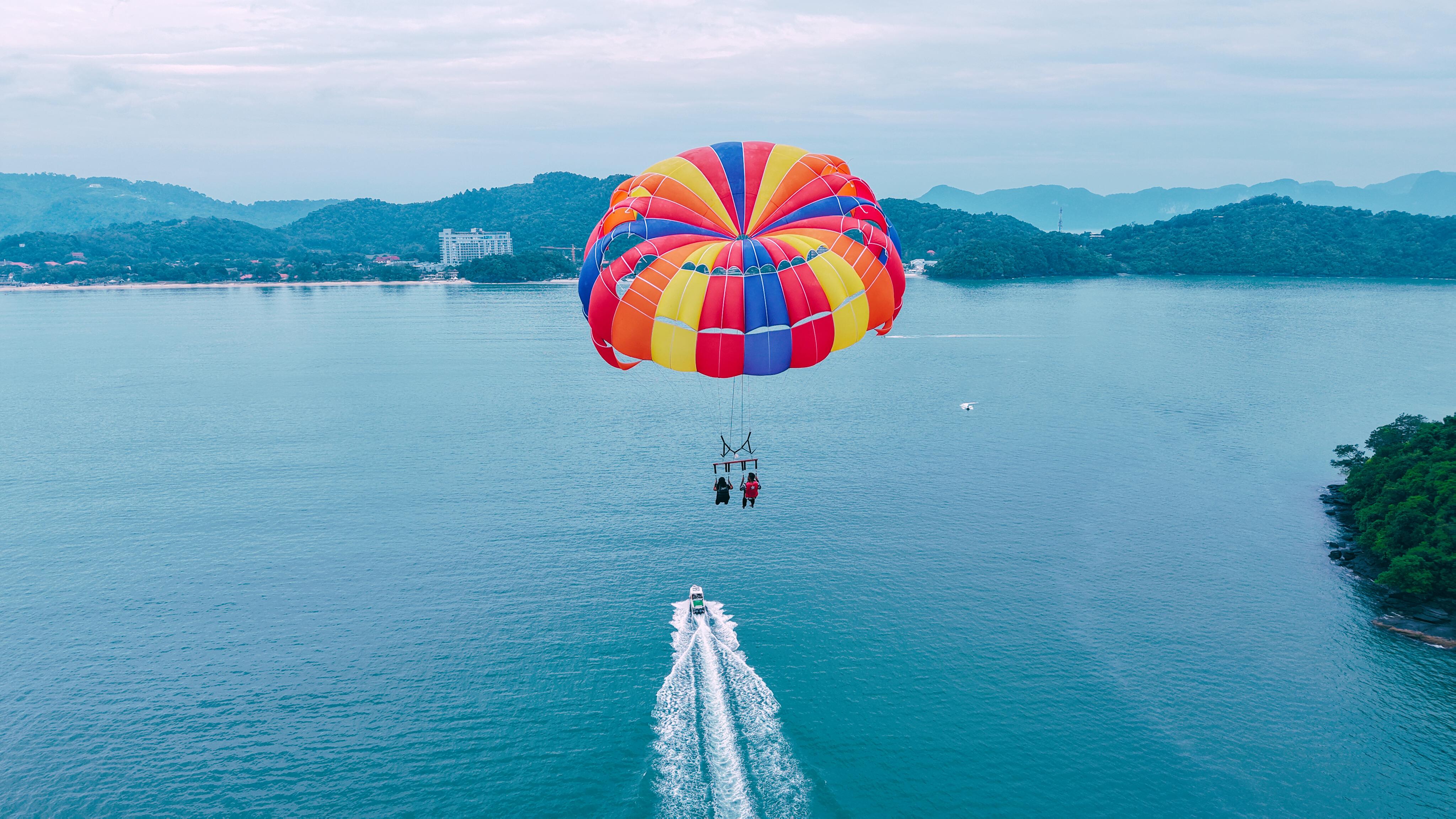 Soar Above Langkawi: Parasailing on a Boat 3