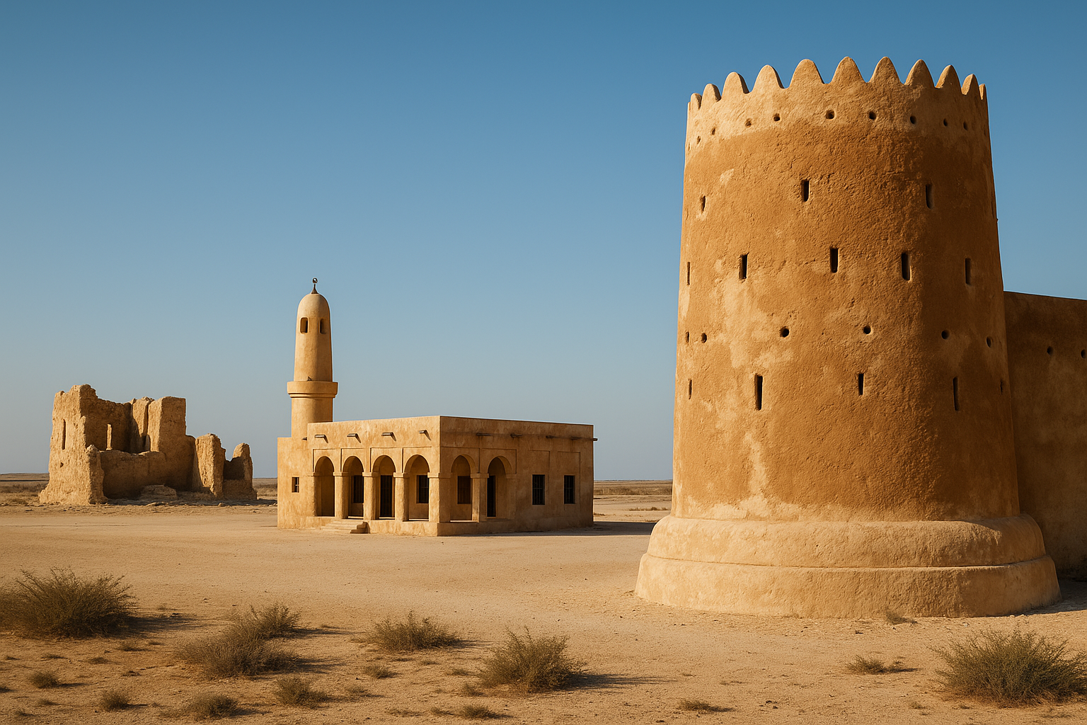 North Qatar:Cultural & Heritage Half-Day Tour with Transport