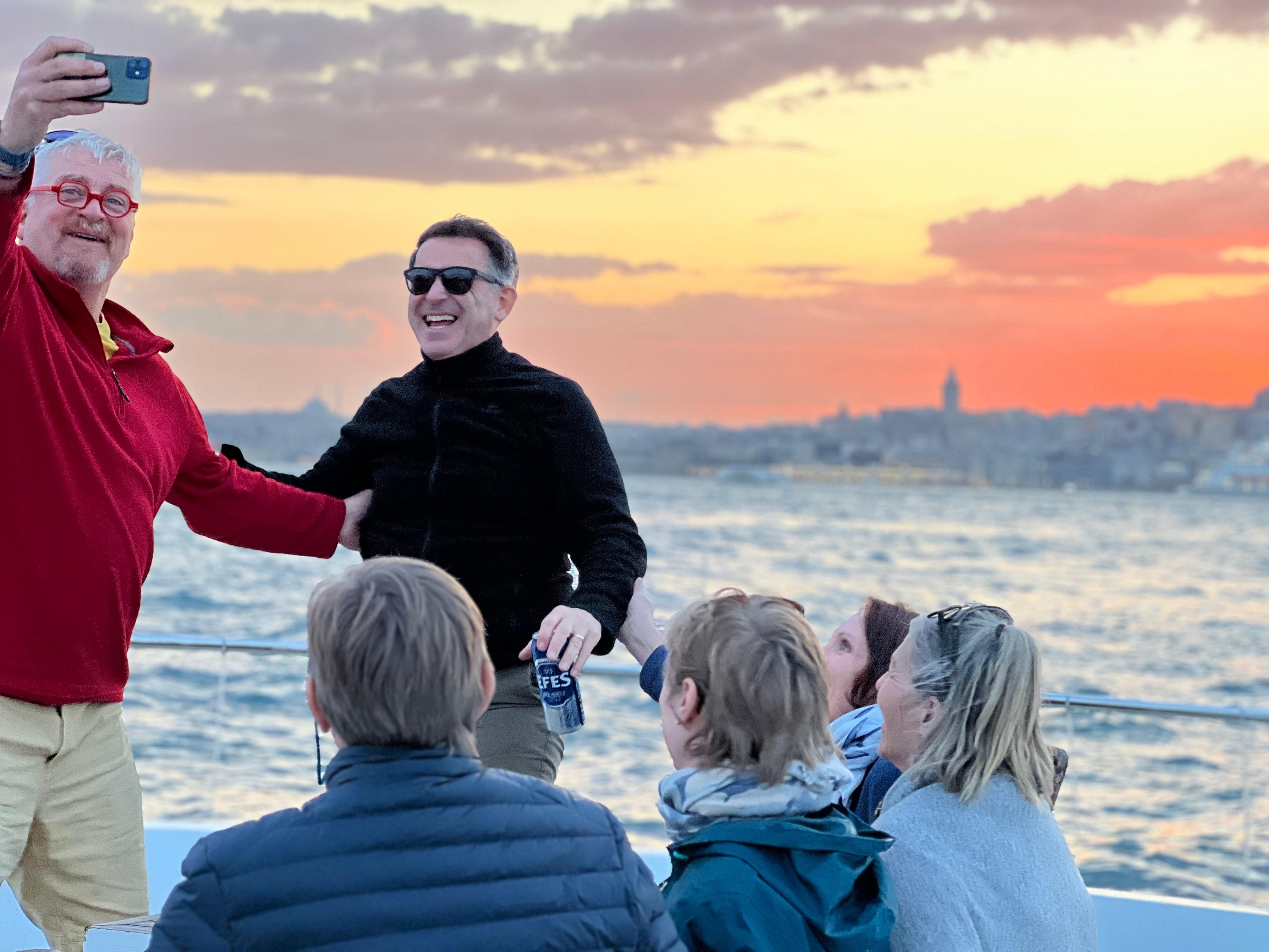 Private Luxury Bosphorus Sunset Yacht Tour with Snacks