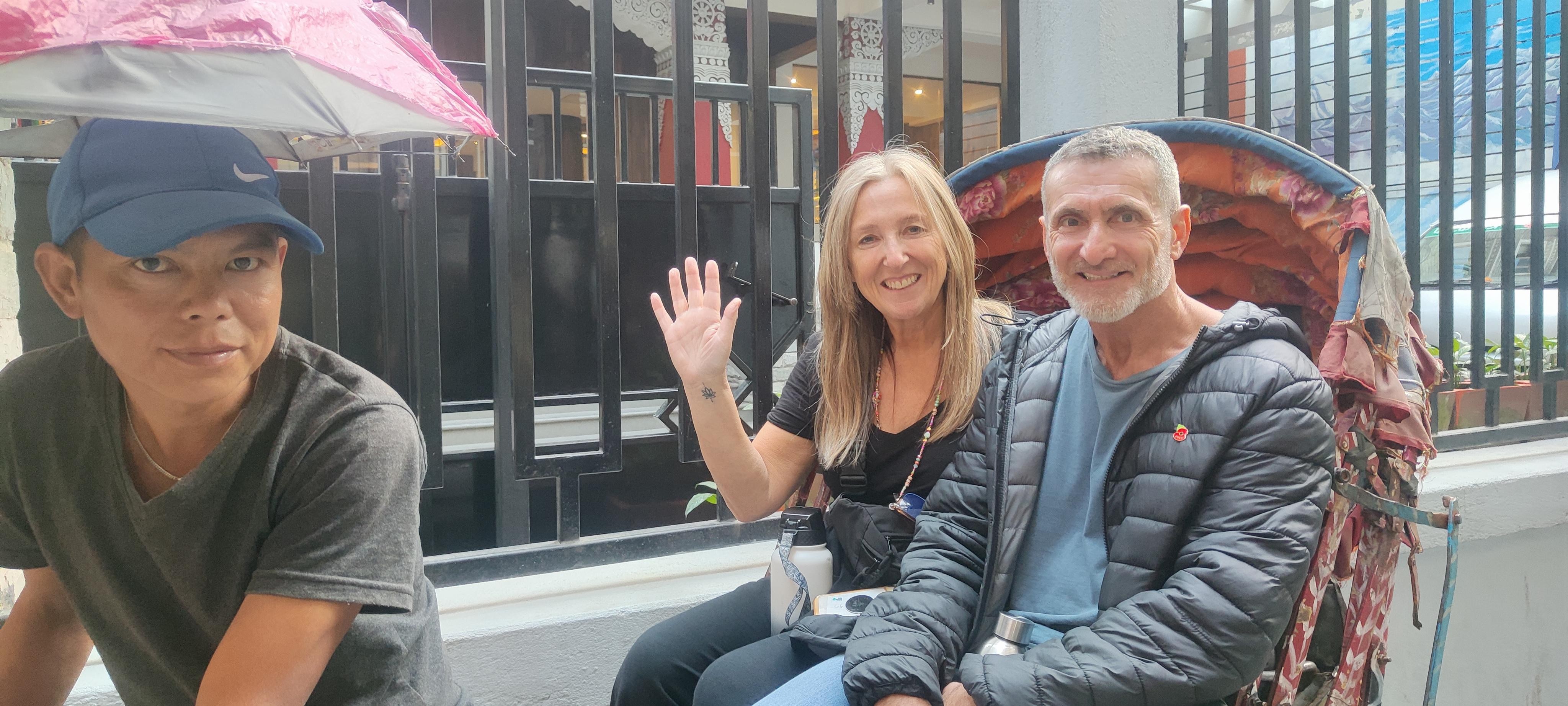 Kathmandu : Thamel and Newroad Rickshaw Tour With Guide