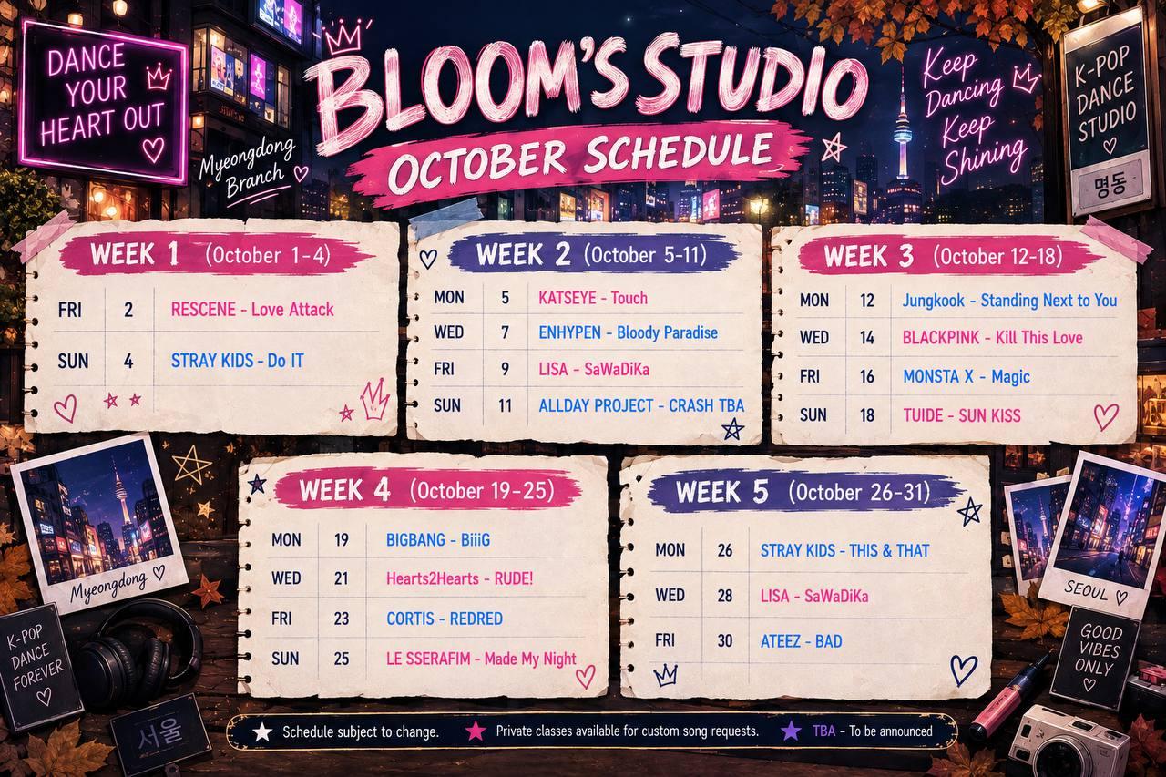 Myeongdong,Euljiro Seoul: K-Pop Dance Class &(Video Inclu.) 2