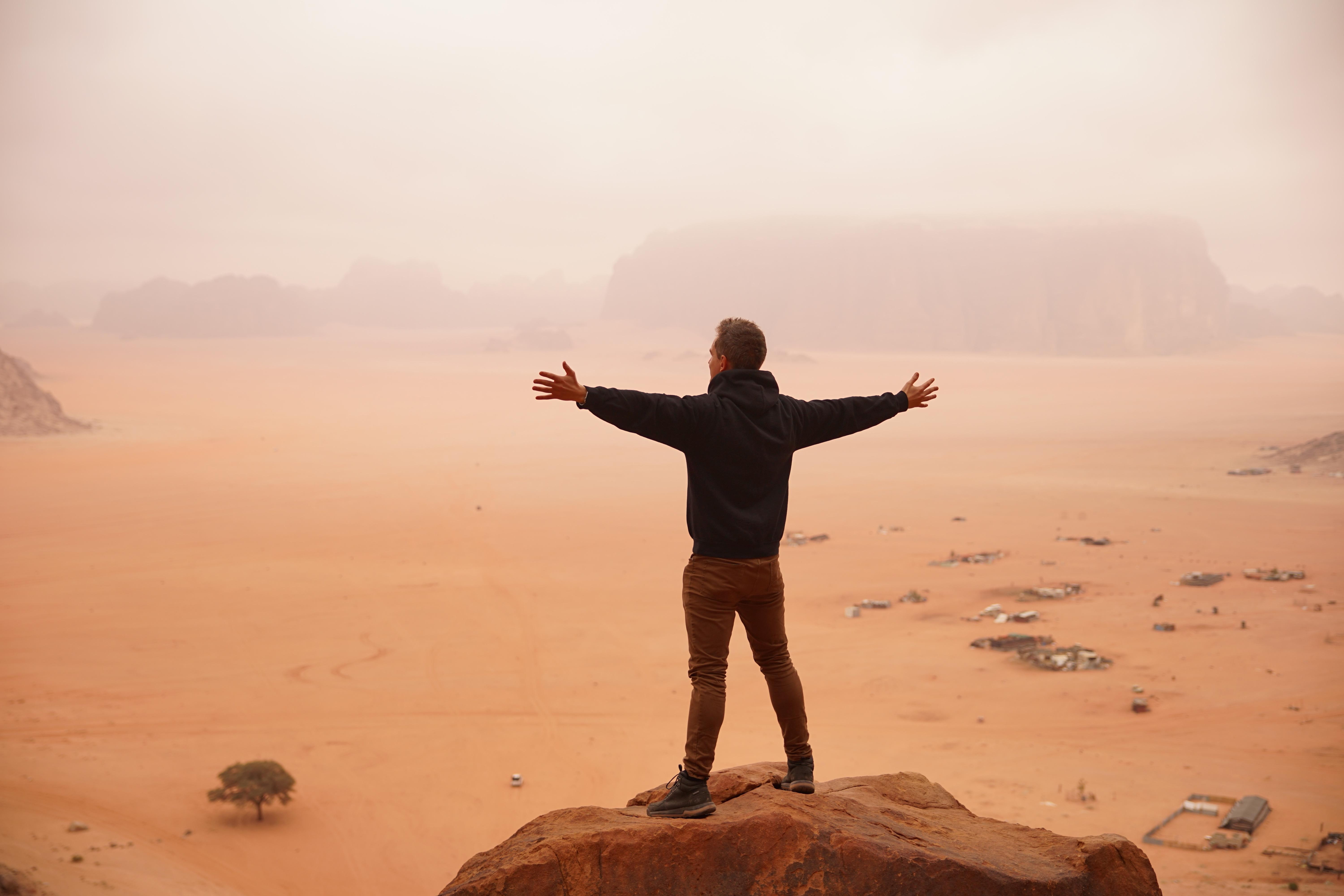 Wadi Rum: Canyon Trail & Desert Journey with Overnight Stay