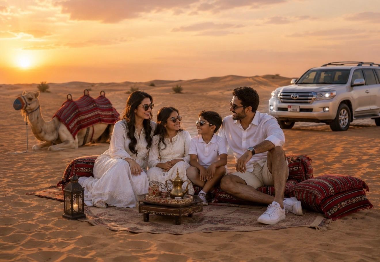 Doha: Sandboarding Desert Safari, Optional ATV & Camel Rides