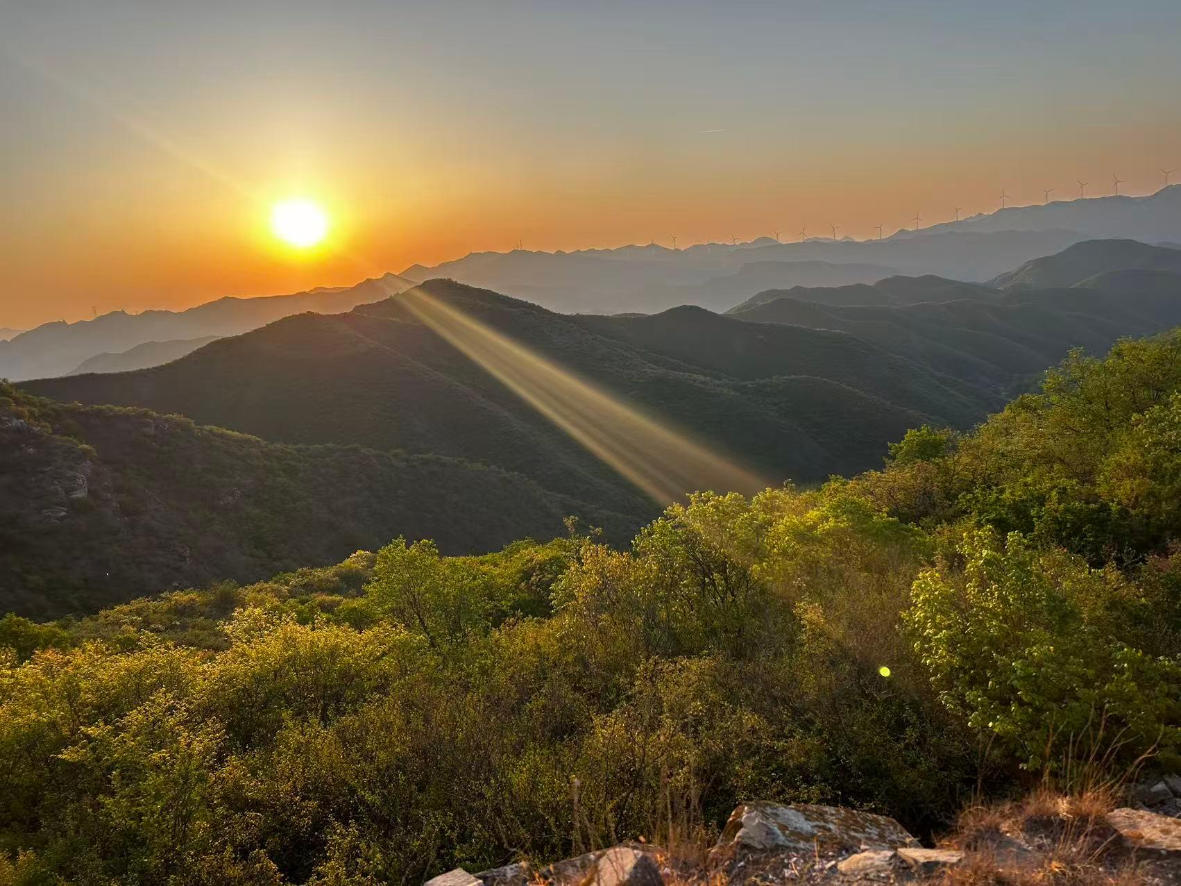 Jiankou Great Wall camping, enjoy the sunrise and sunset 3