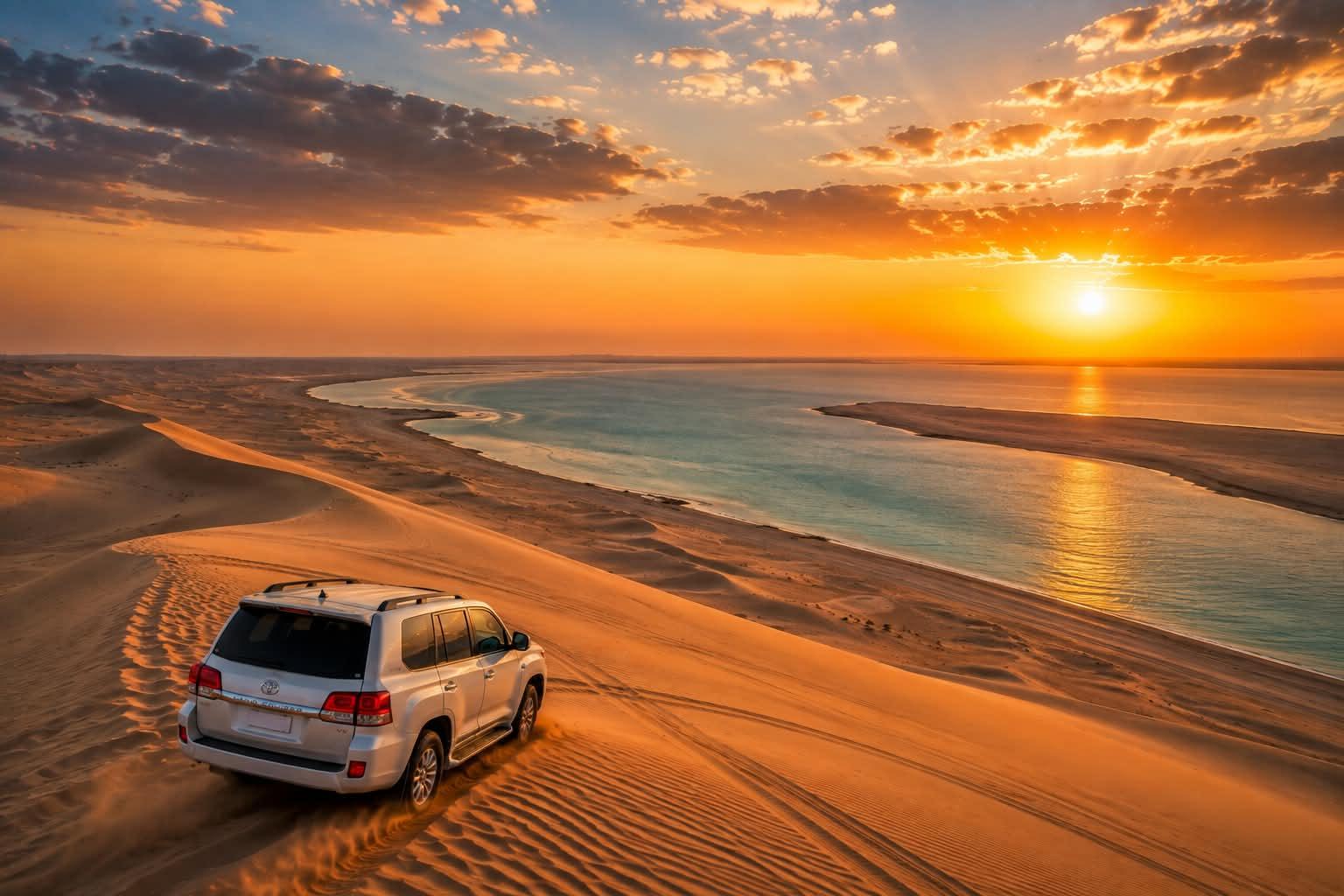 Doha: Desert Adventure with Camel Ride and Sandboarding 2