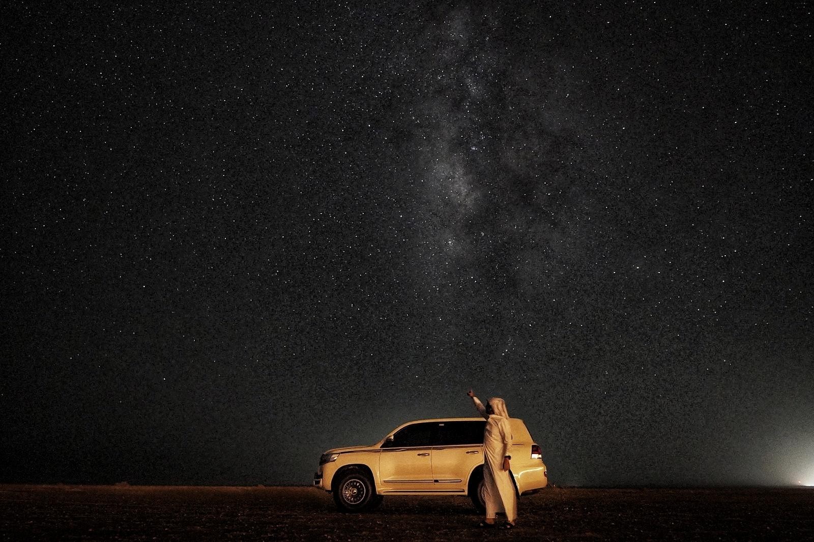 From Doha: Night Desert Safari with Bonfire and Stargazing 3