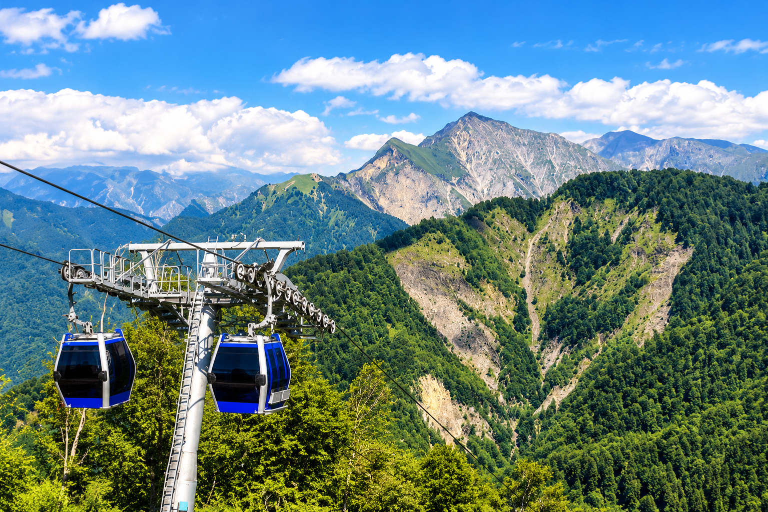 From Baku: Greater Caucasus Day Trip to Gabala & Tufandag