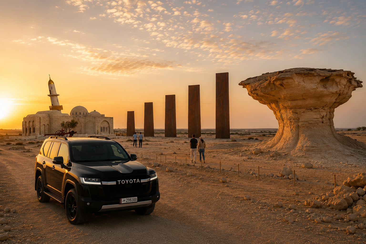 Doha: West Qatar Tour with Zekreet, Sculptures & Museum