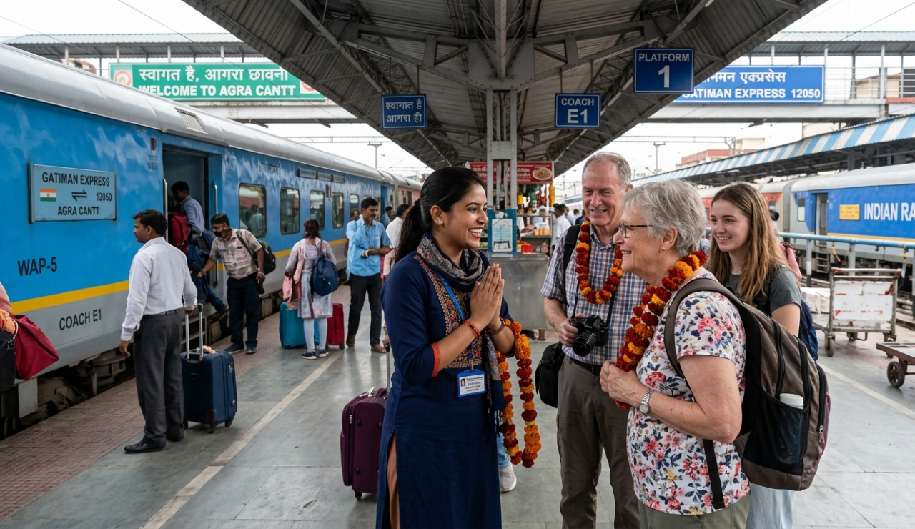 From Delhi: Same Day Taj Mahal Tour By Gatiman Express Train