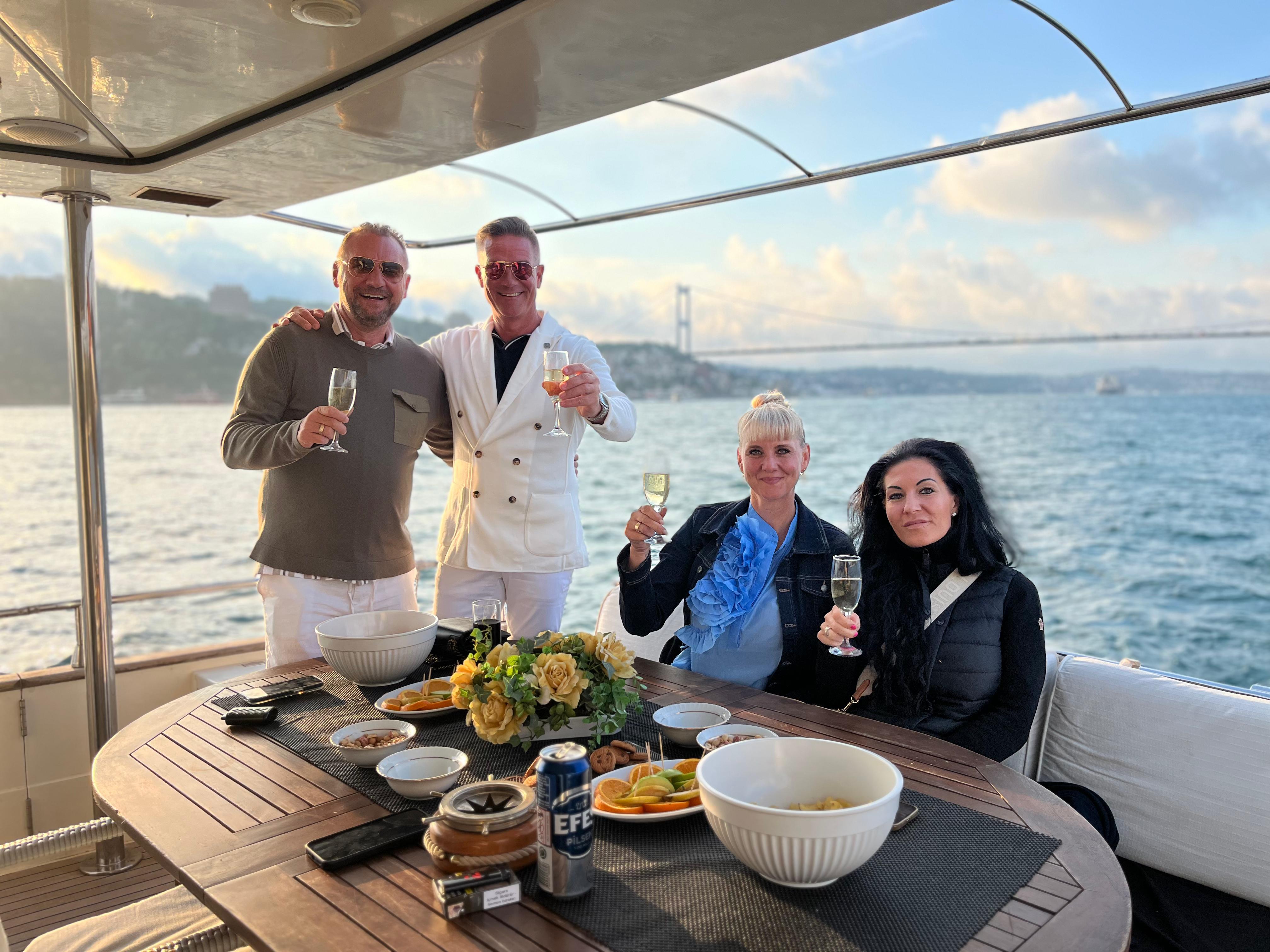 Private Luxury Bosphorus Sunset Yacht Tour with Snacks 2