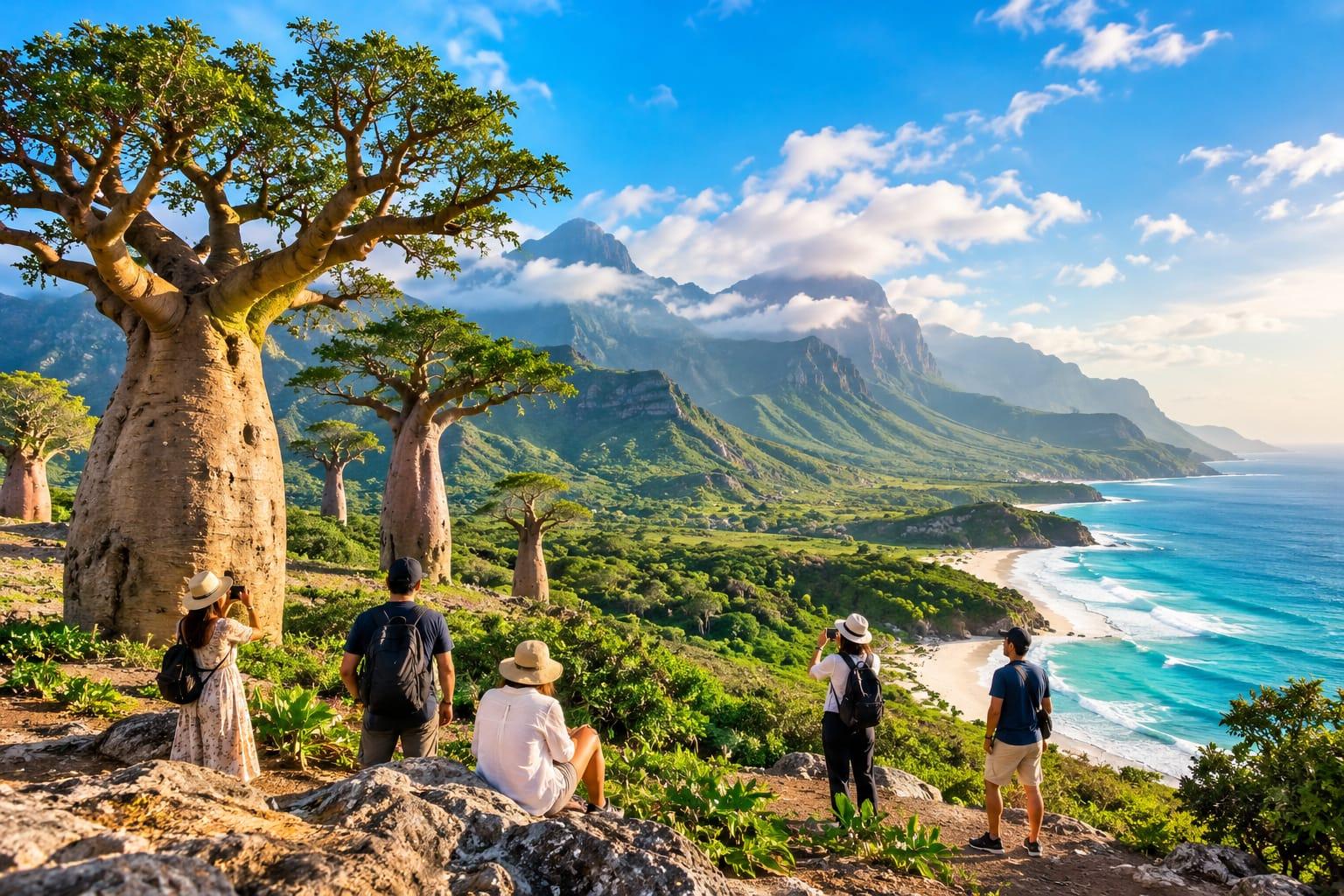 Salalah East: Baobab Trees, Mountains & Coast