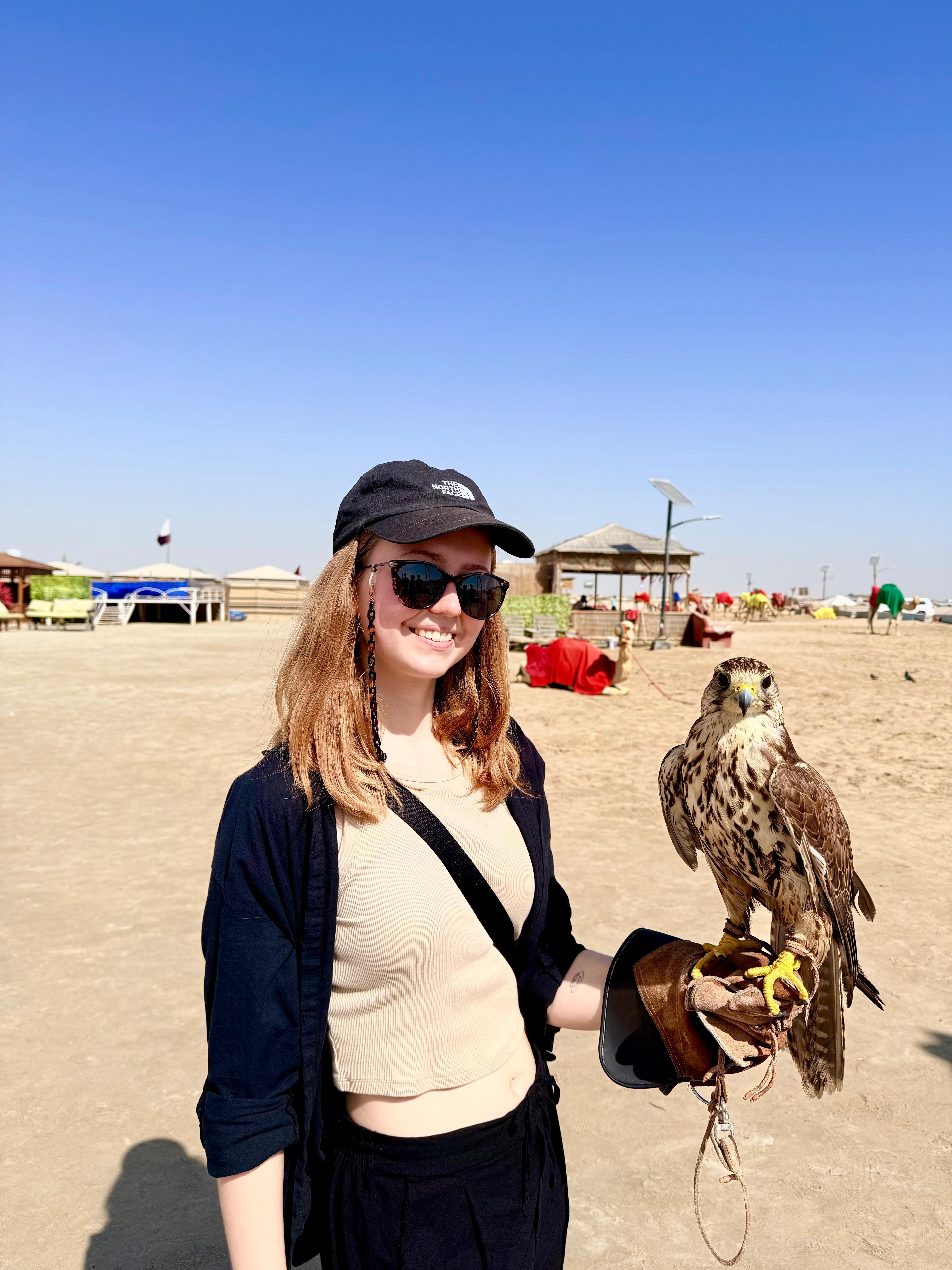 Doha: Private 3 hr adventure with Arabian Horses and Falcon 3