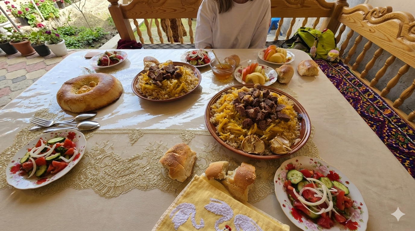 Authentic plov cooking and Village tour in Samarkand 3