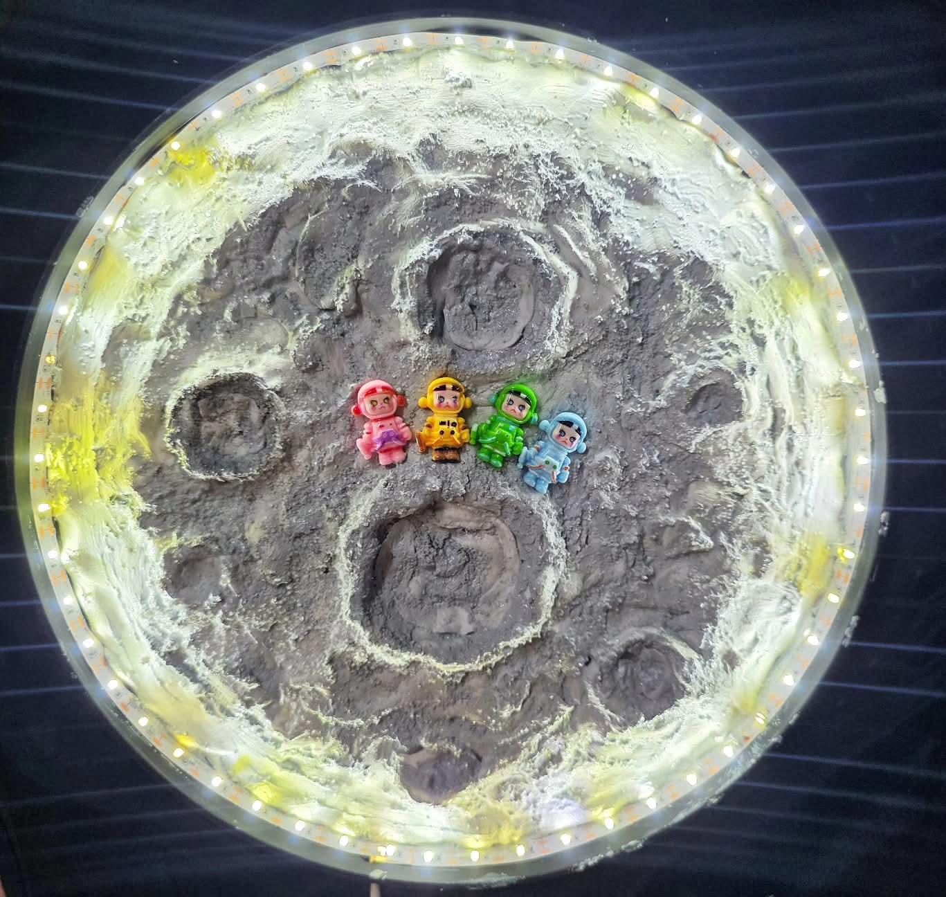 Hong Kong: Moon Lamp and Textured Art Workshop 2